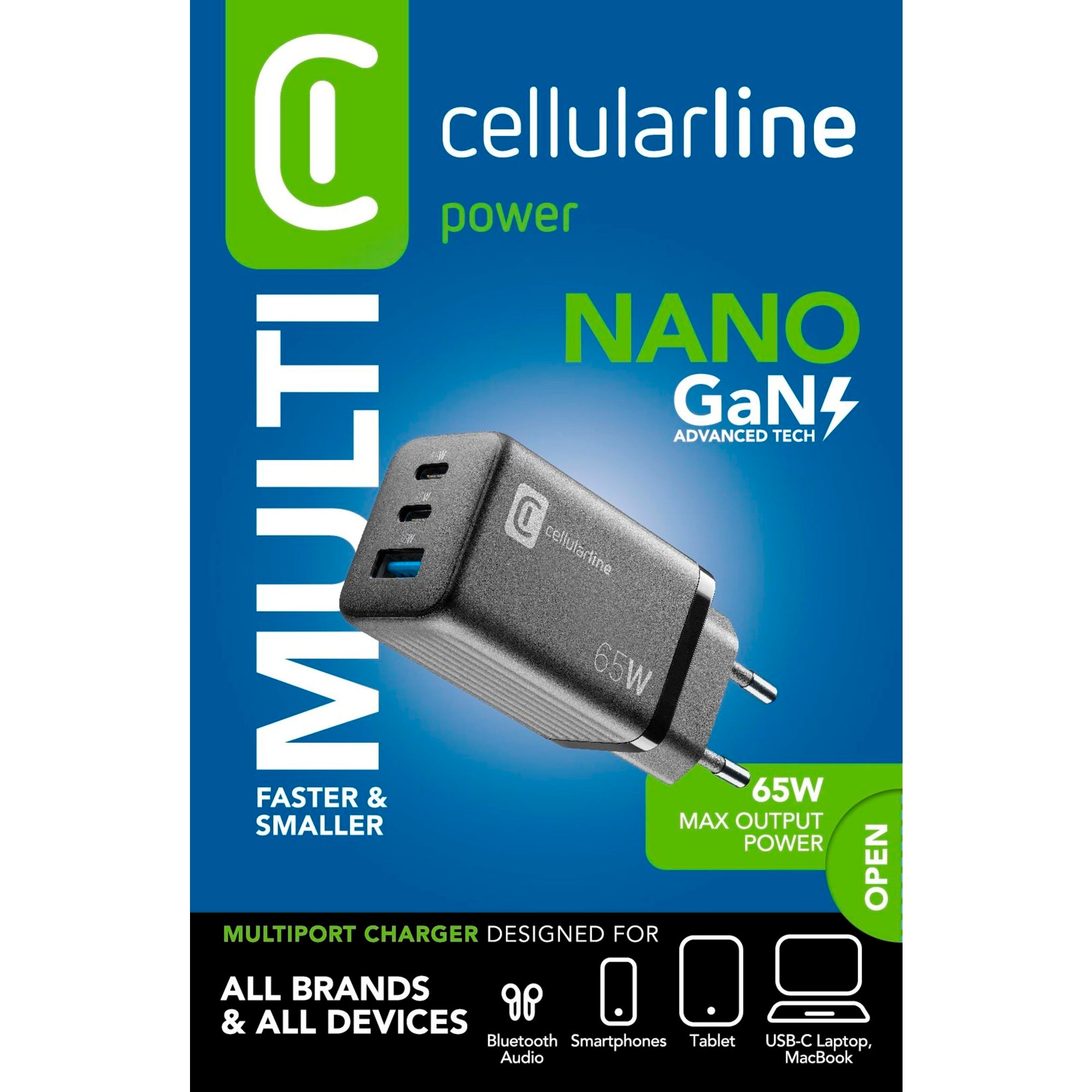 cellularline Ladegerät Kommunikationstechnik Multipower Micro