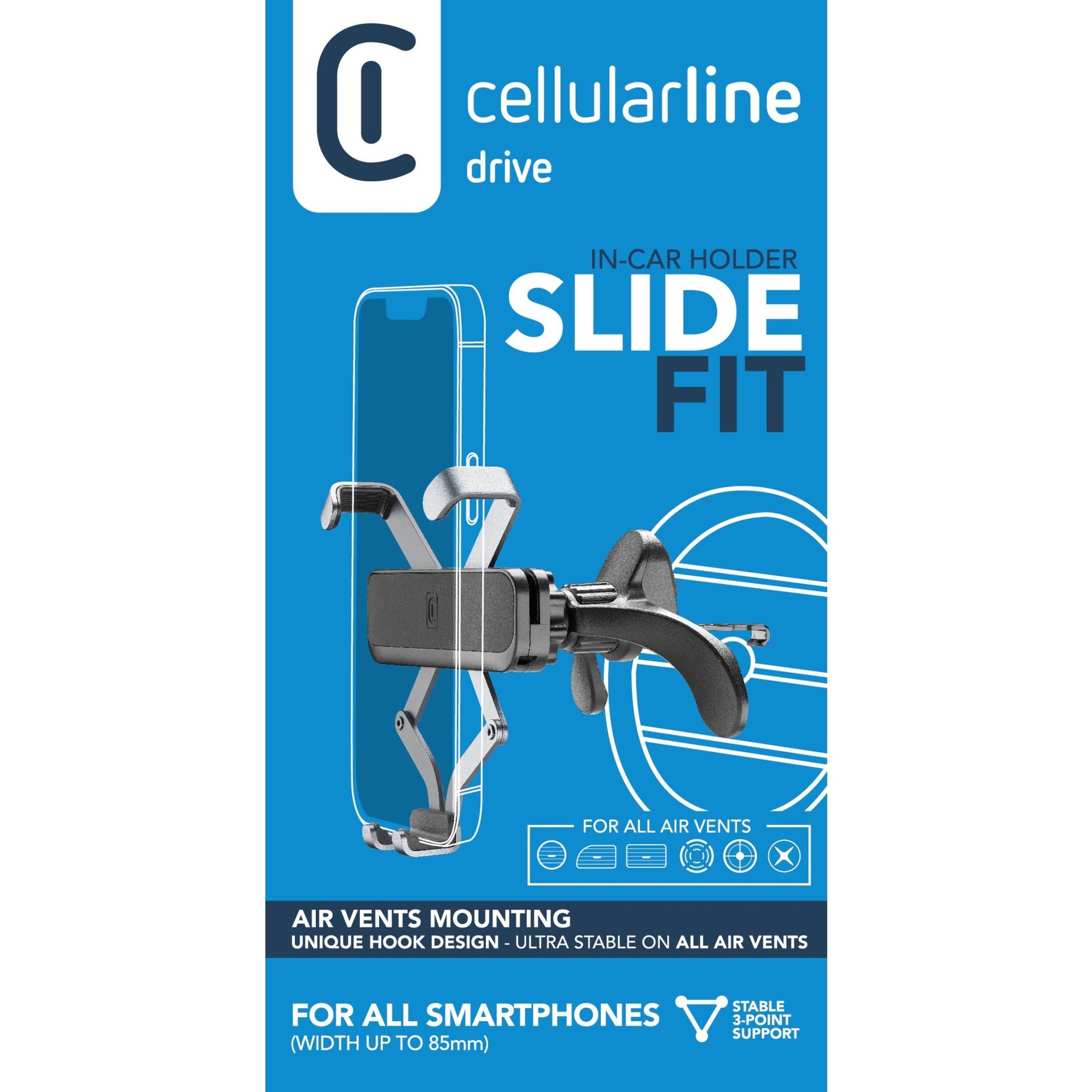 cellularline Kfz-Halterung SLIDE FIT