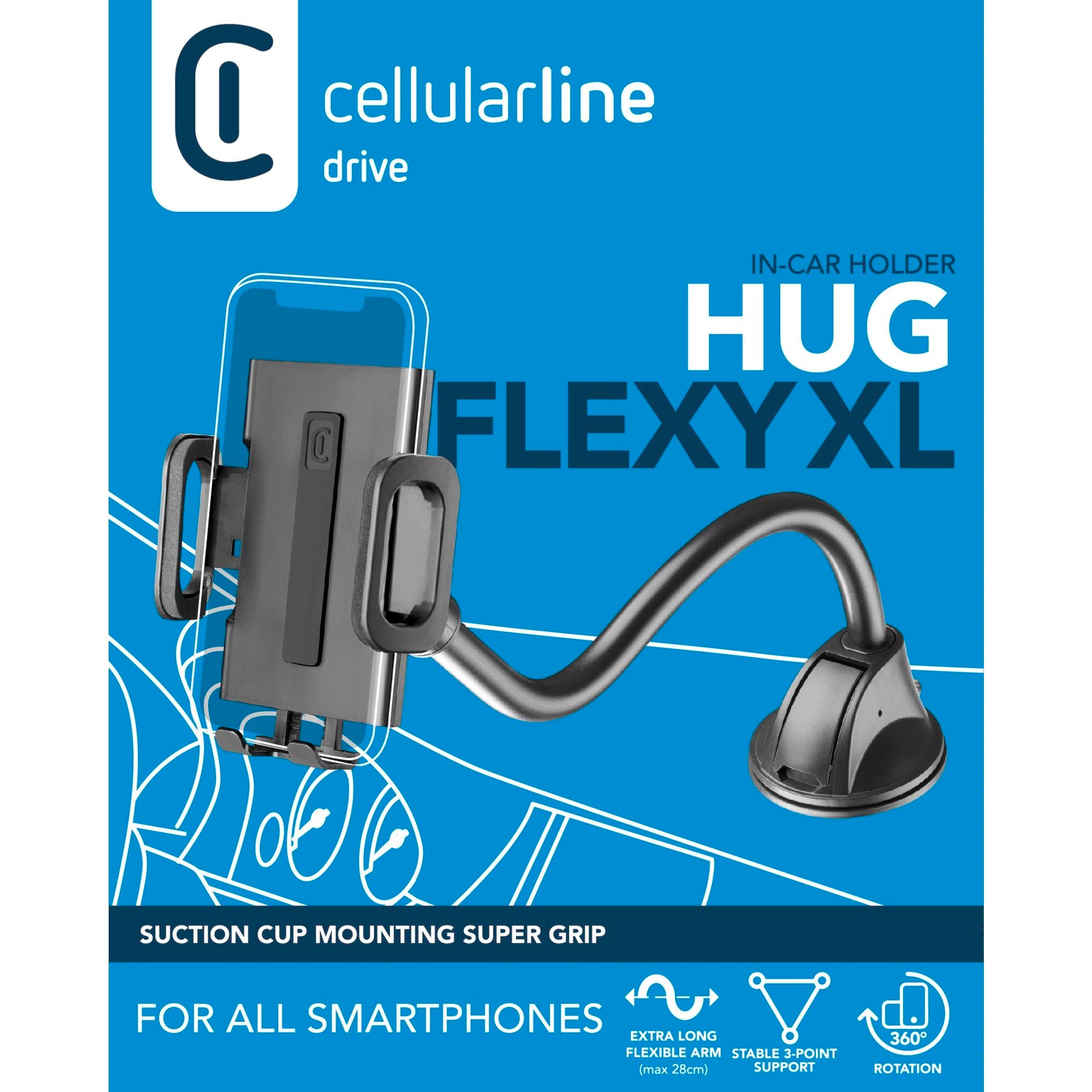 cellularline Kfz-Halterung HUG FLEXI XL