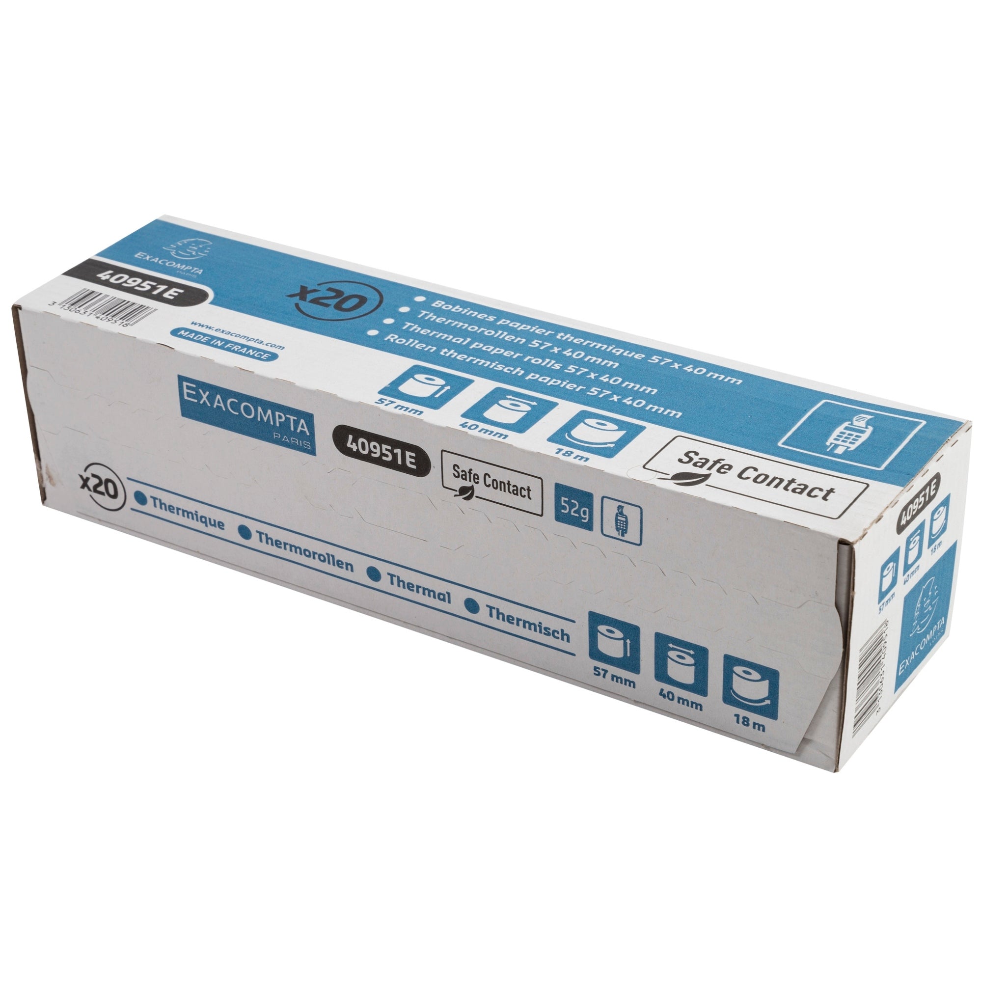 Exacompta Thermokassenrolle Safe Contact