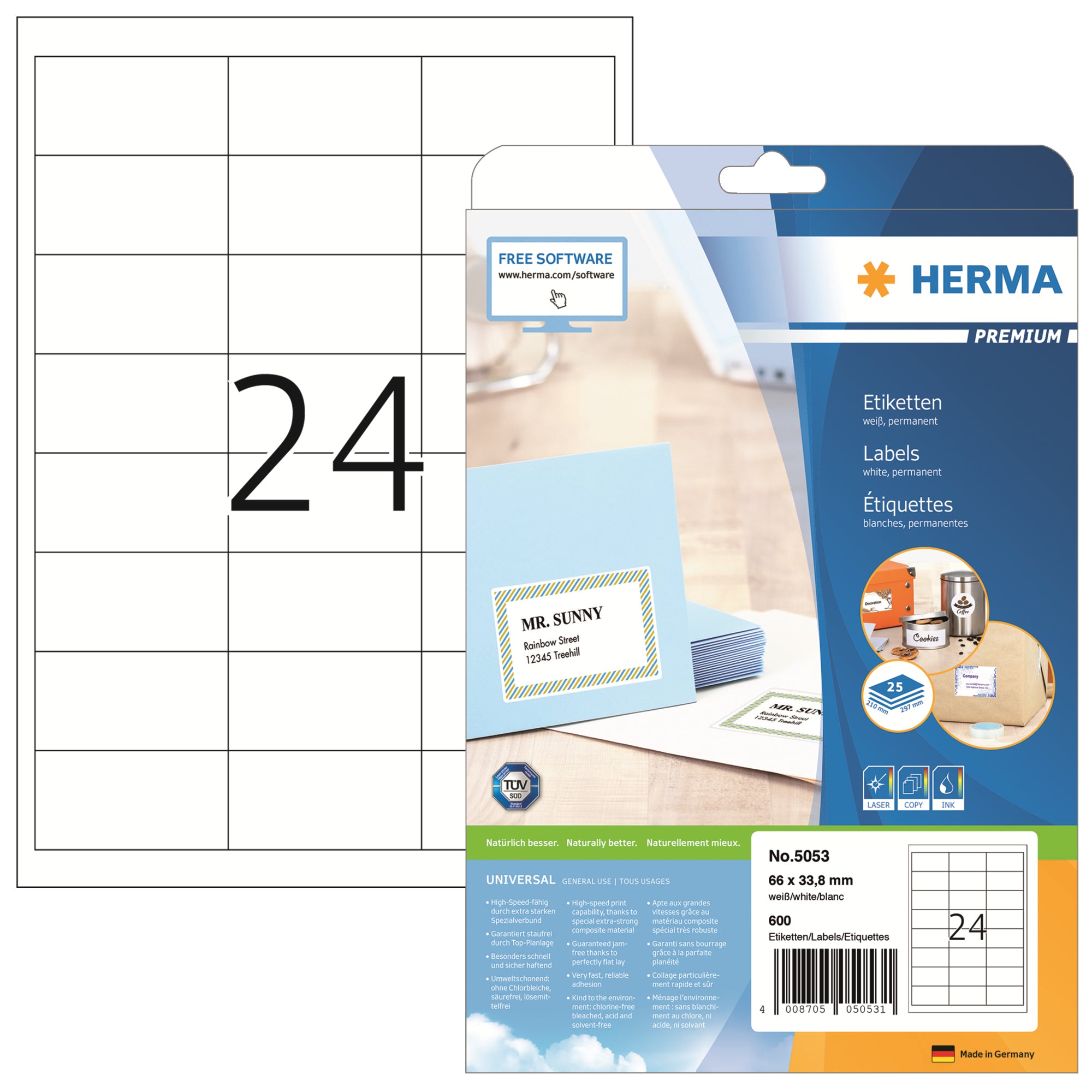 Herma Universaletikett PREMIUM