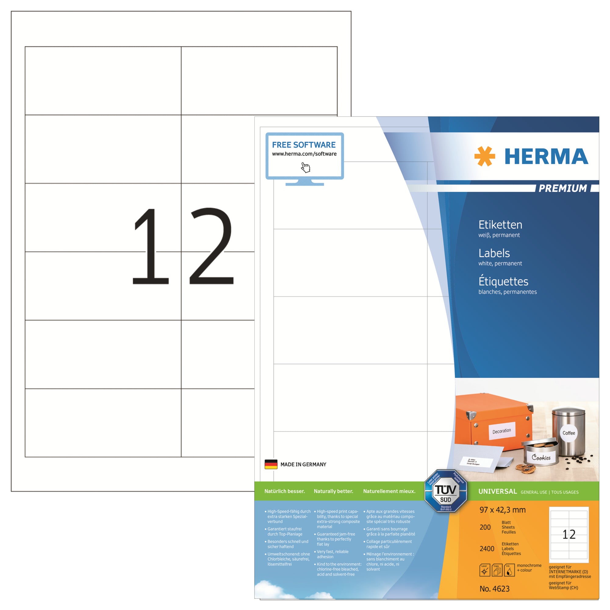 Herma Universaletikett PREMIUM