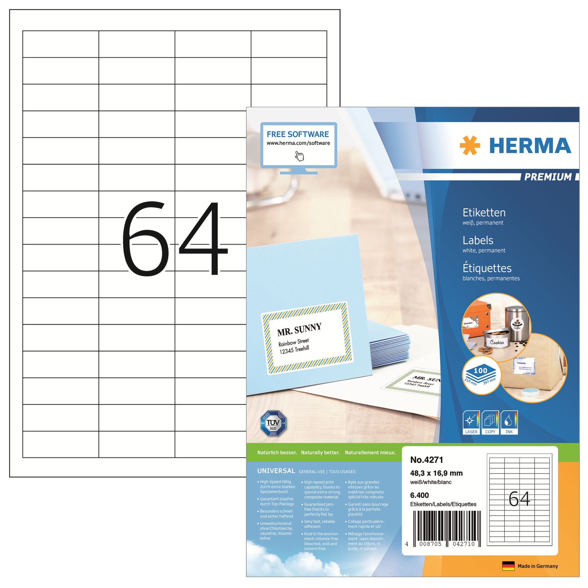 Herma Universaletikett PREMIUM