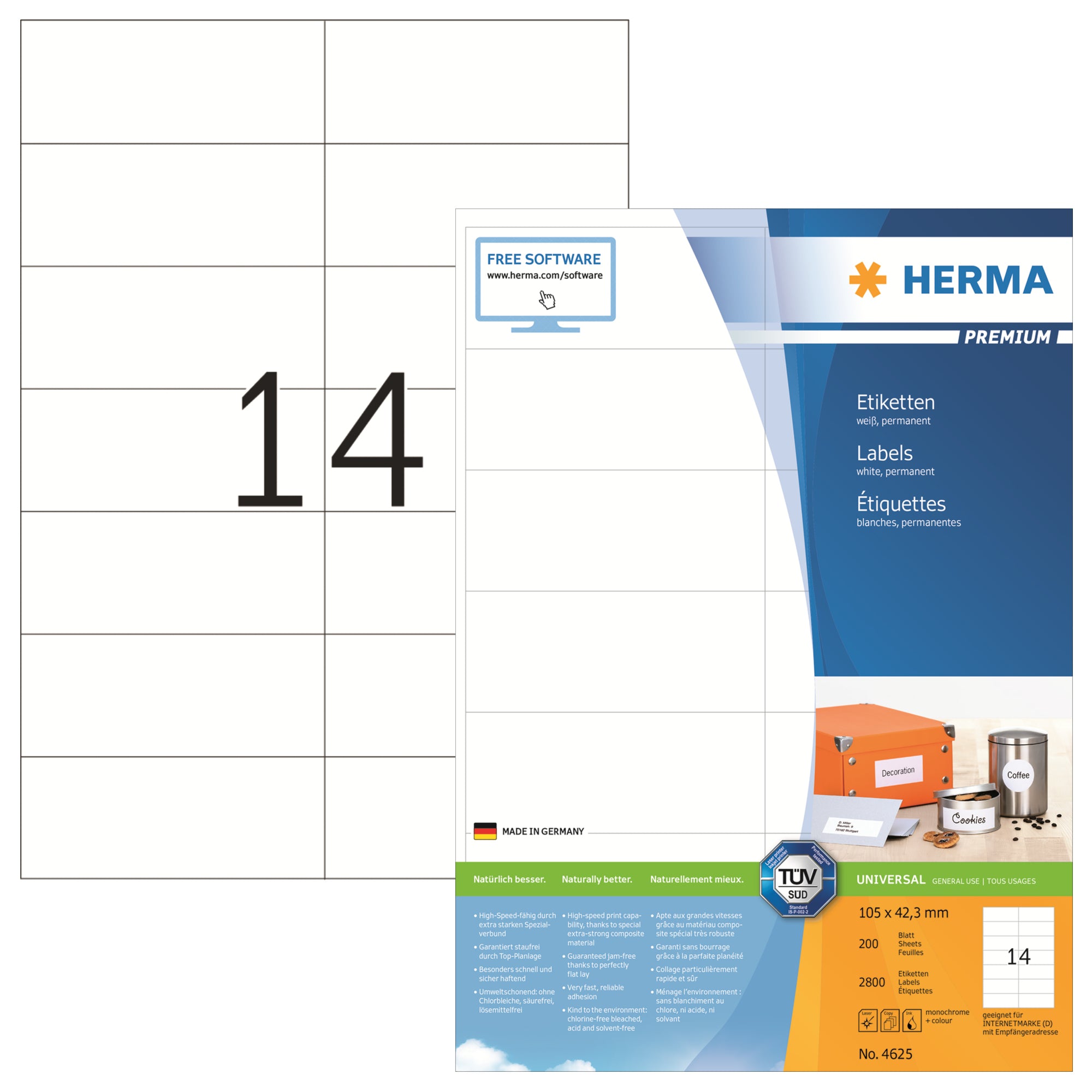 Herma Universaletikett PREMIUM