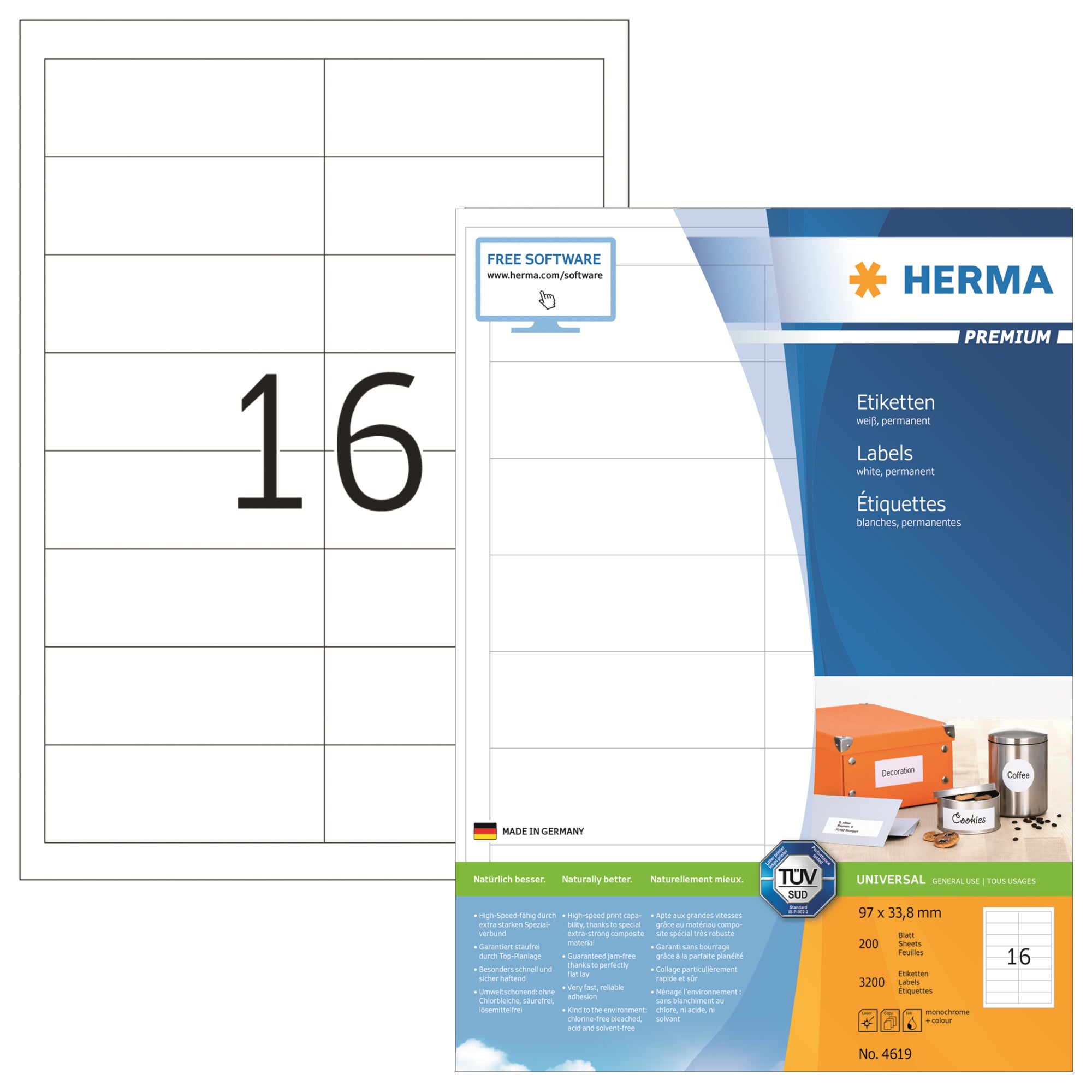 Herma Universaletikett PREMIUM
