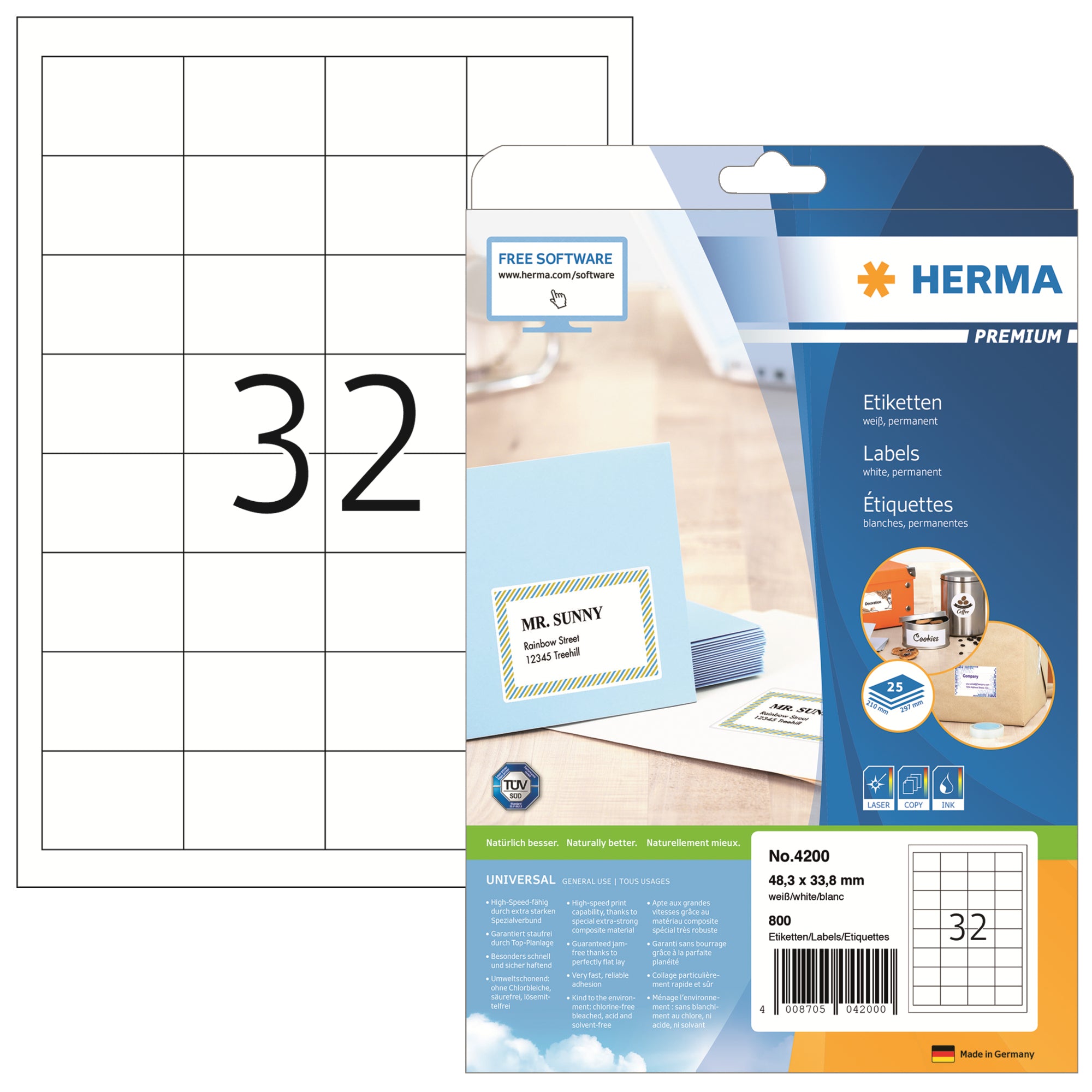 Herma Universaletikett PREMIUM