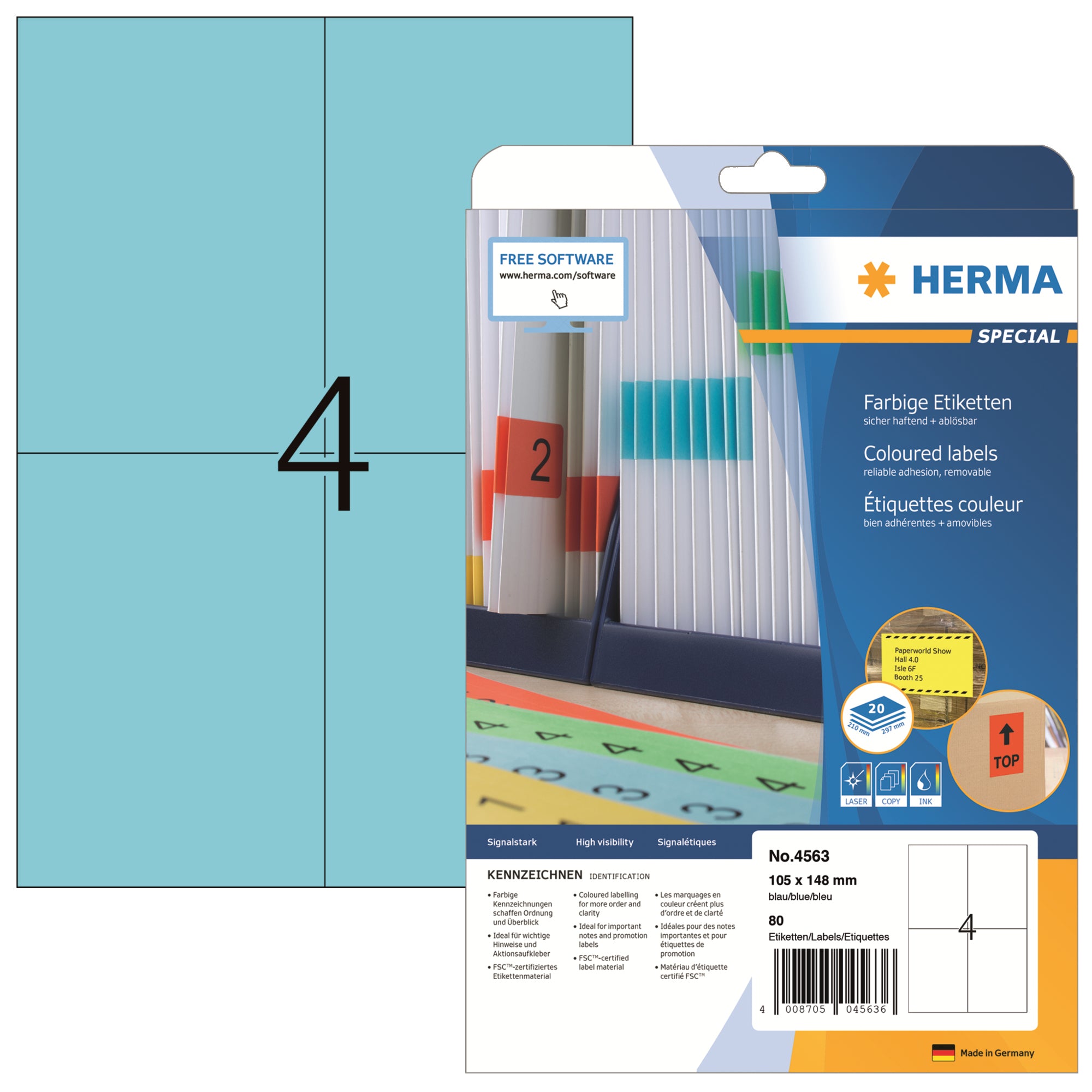 Herma Universaletikett