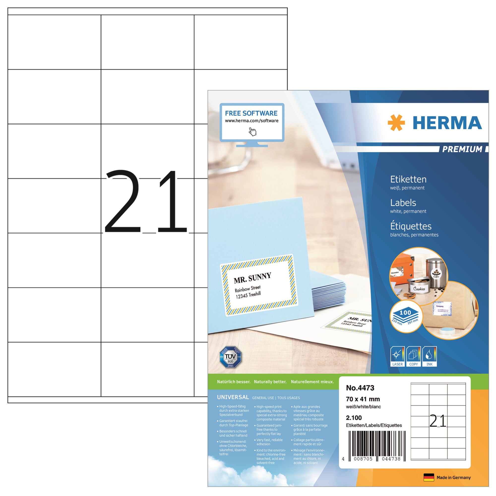 Herma Universaletikett PREMIUM