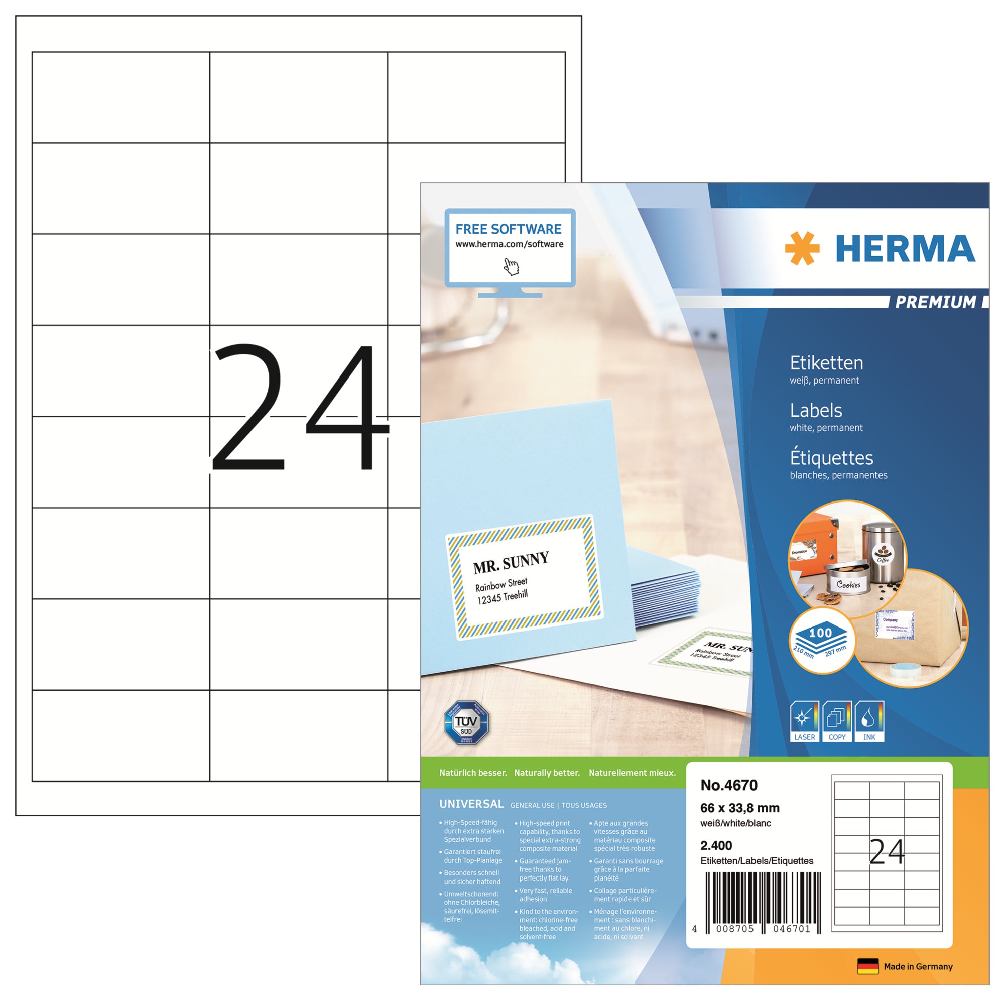 Herma Universaletikett PREMIUM