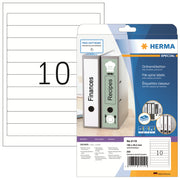 Herma Ordnerrückenetikett, 25,4 x 192 mm (B x H)
