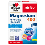 Doppelherz Magnesium 400 +B1 +B6 +B12 +Folsäure 30St