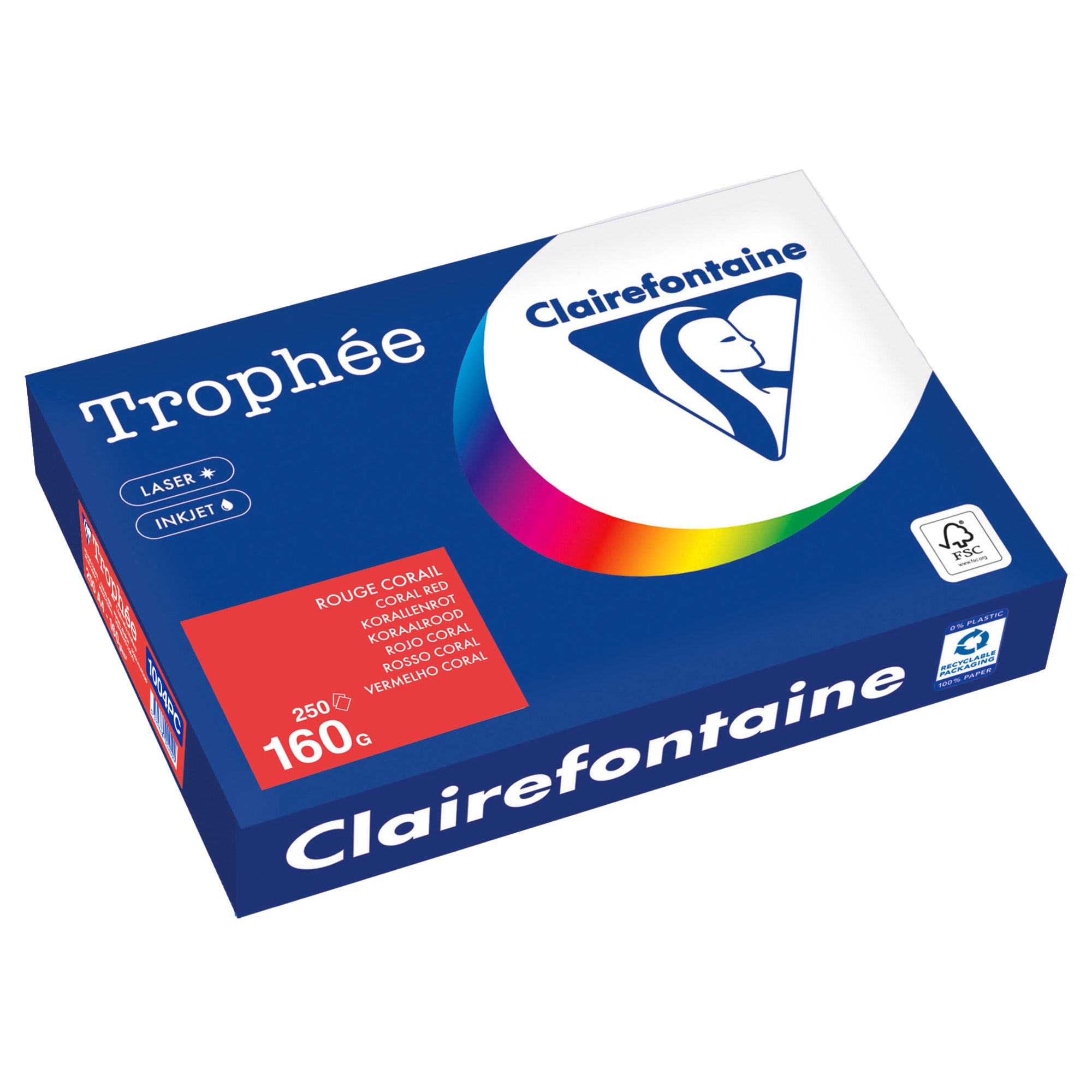 Clairefontaine Kopierpapier Trophée Color, DIN A4
