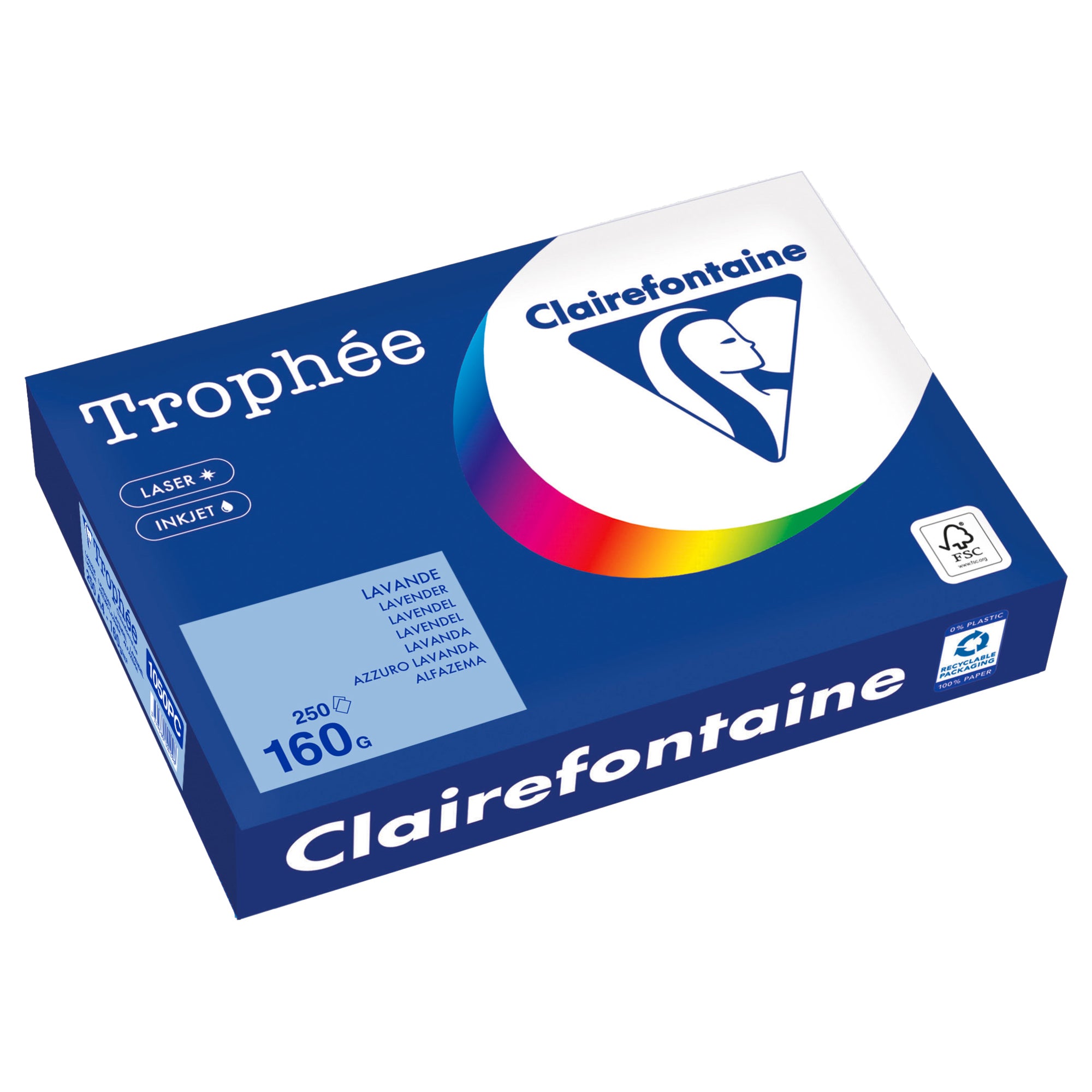 Clairefontaine Kopierpapier Trophée Color, DIN A4