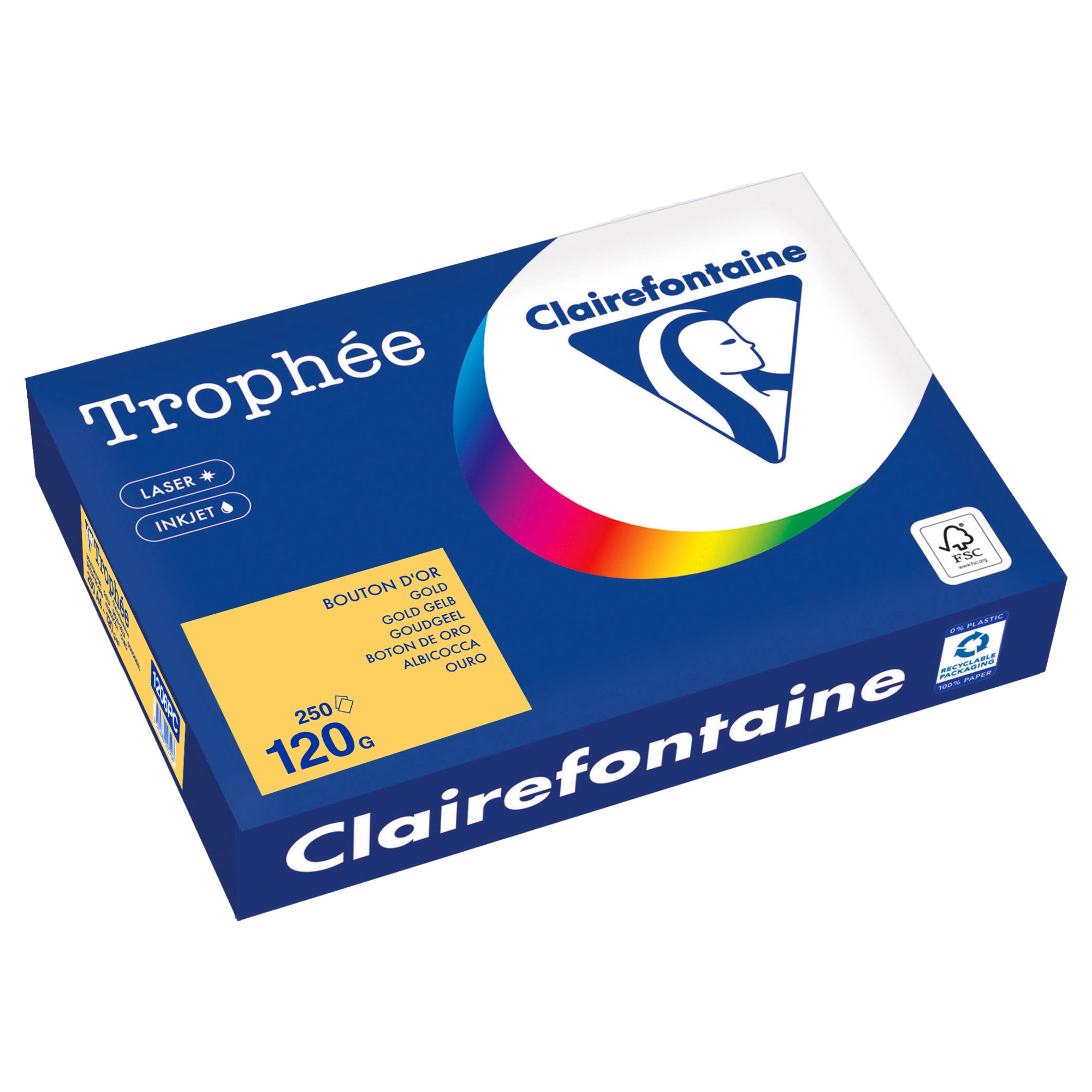Clairefontaine Kopierpapier Trophée Color, DIN A4