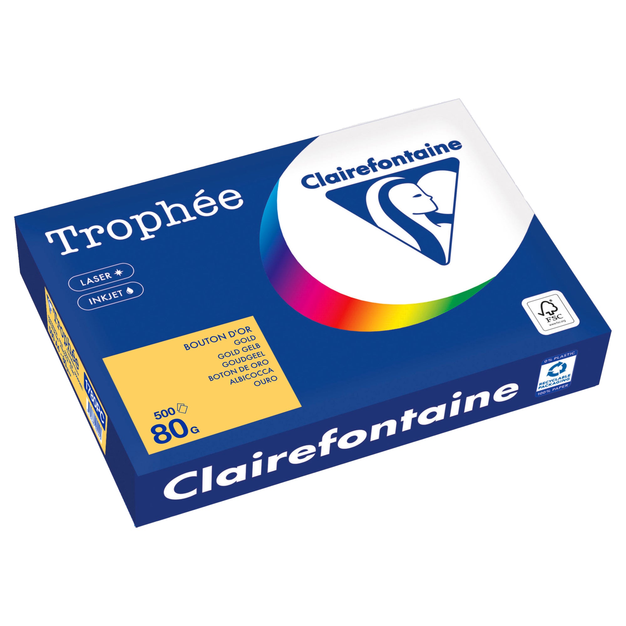 Clairefontaine Kopierpapier Trophée Color, DIN A4