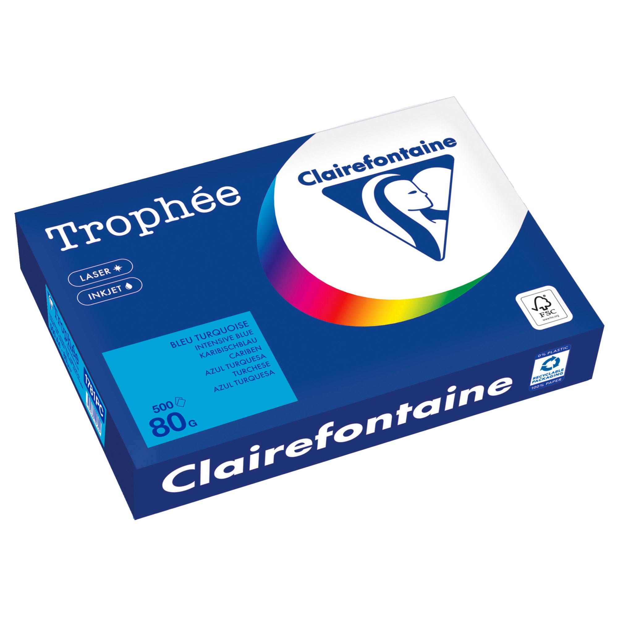 Clairefontaine Kopierpapier Trophée Color, DIN A4