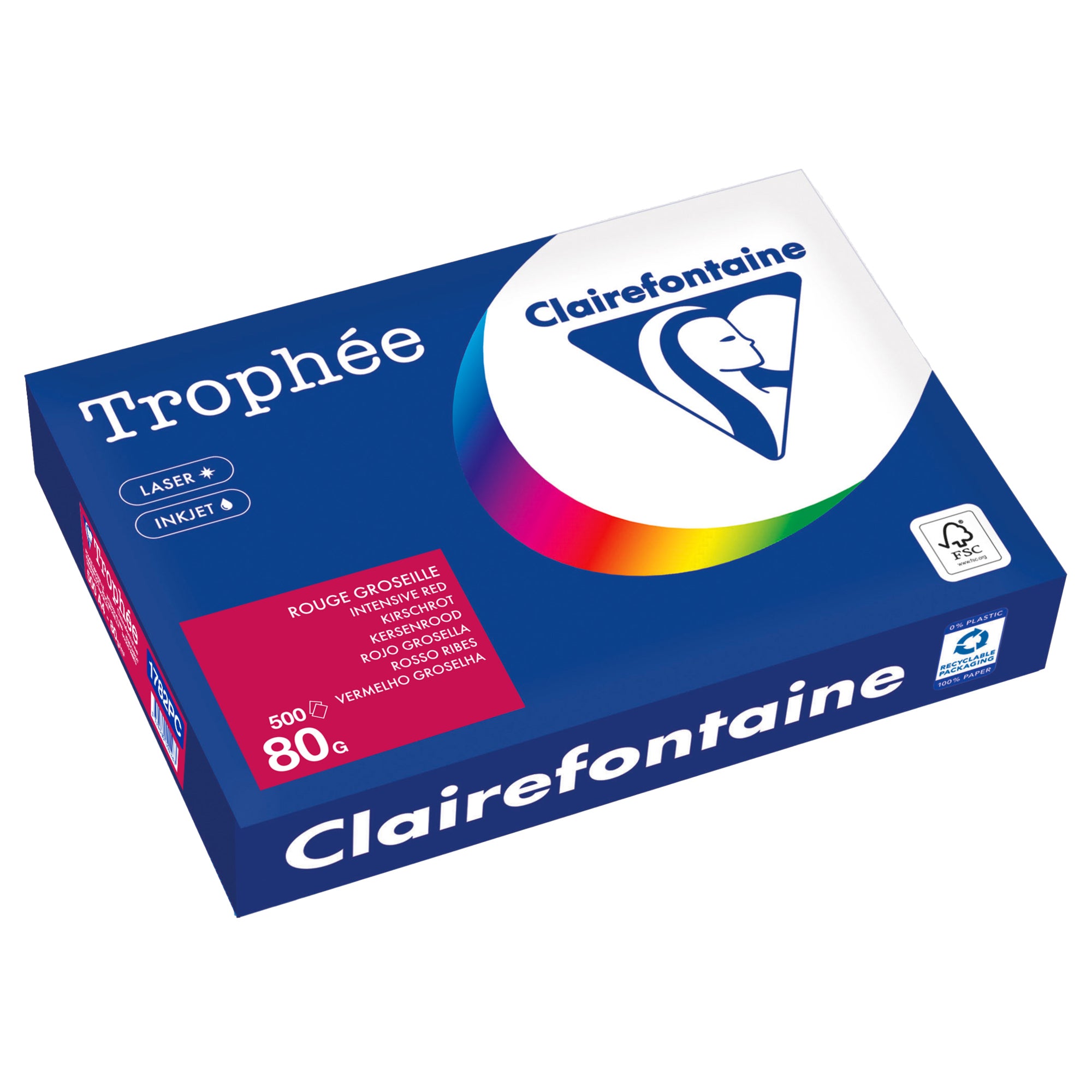 Clairefontaine Kopierpapier Trophée Color, DIN A4