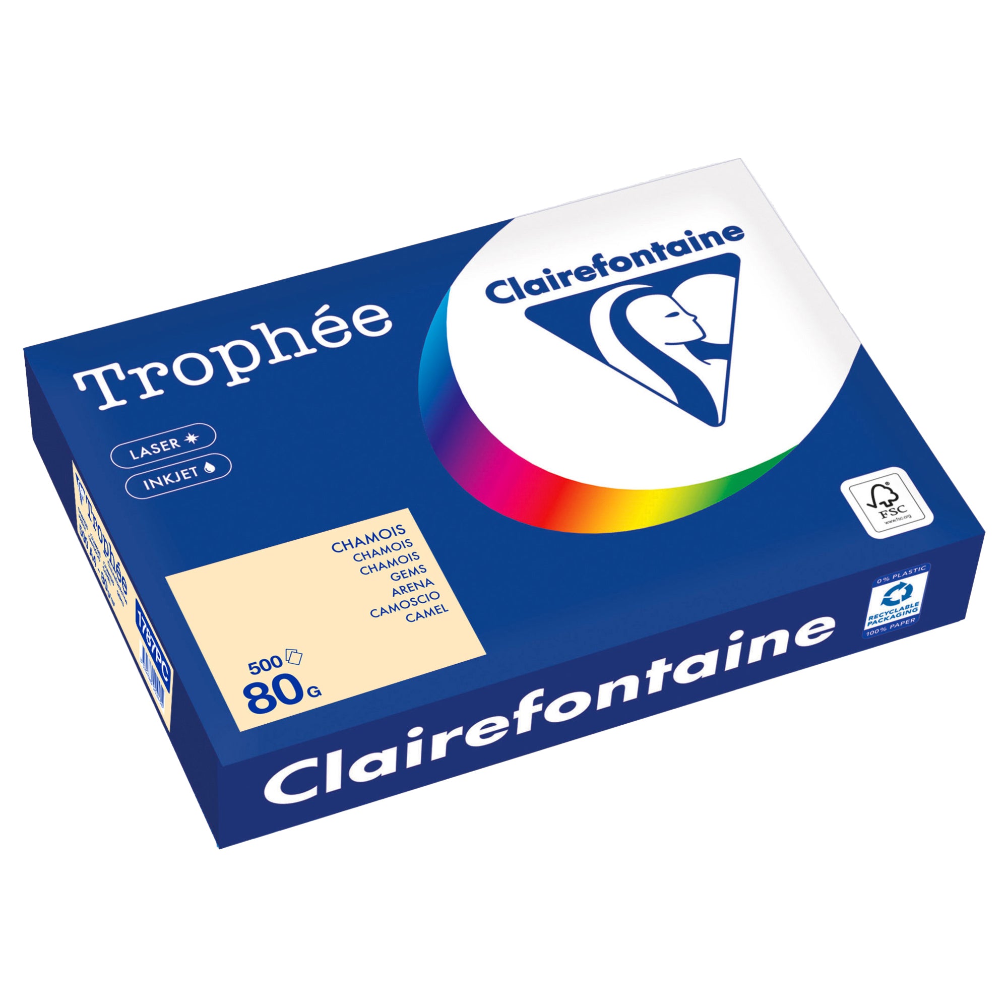 Clairefontaine Kopierpapier Trophée Color, DIN A4