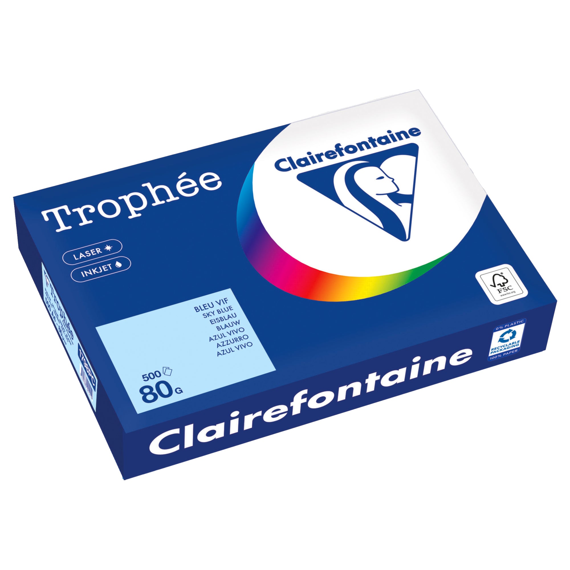 Clairefontaine Kopierpapier Trophée Color, DIN A4