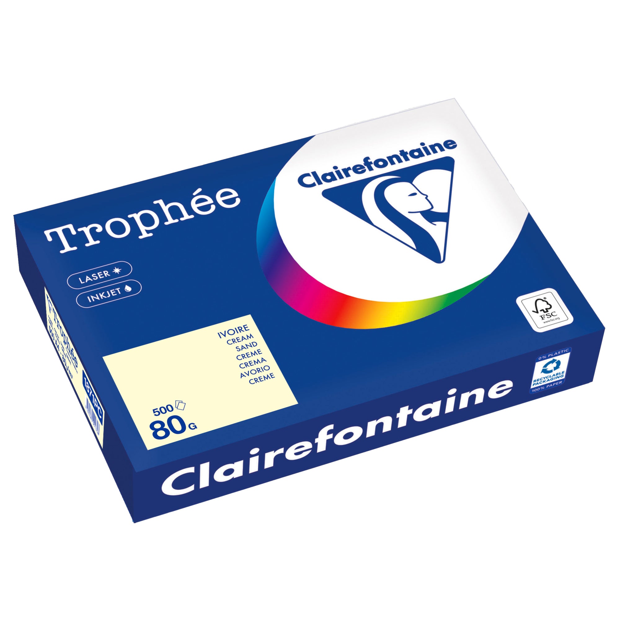 Clairefontaine Kopierpapier Trophée Color, DIN A4