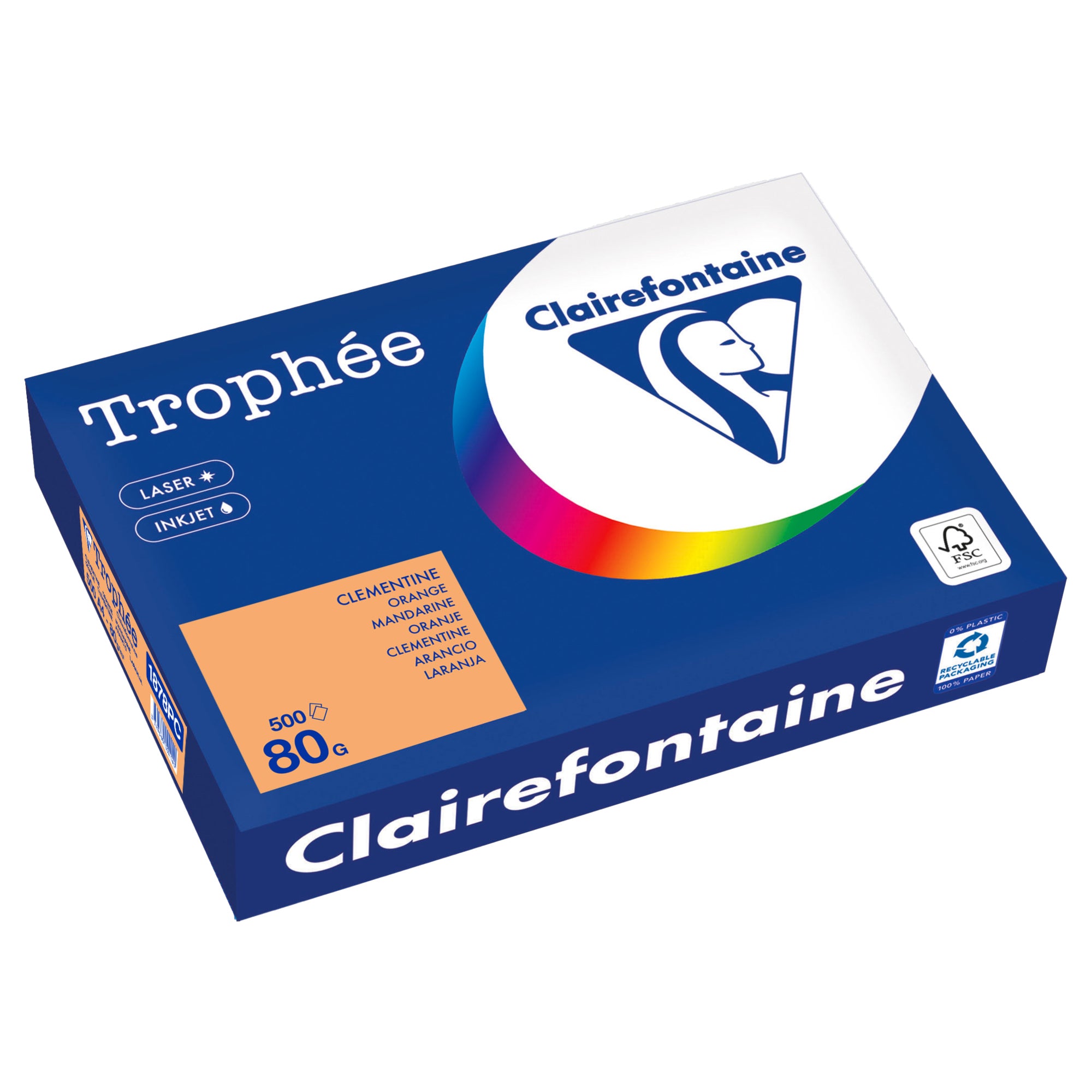 Clairefontaine Kopierpapier Trophée Color, DIN A4