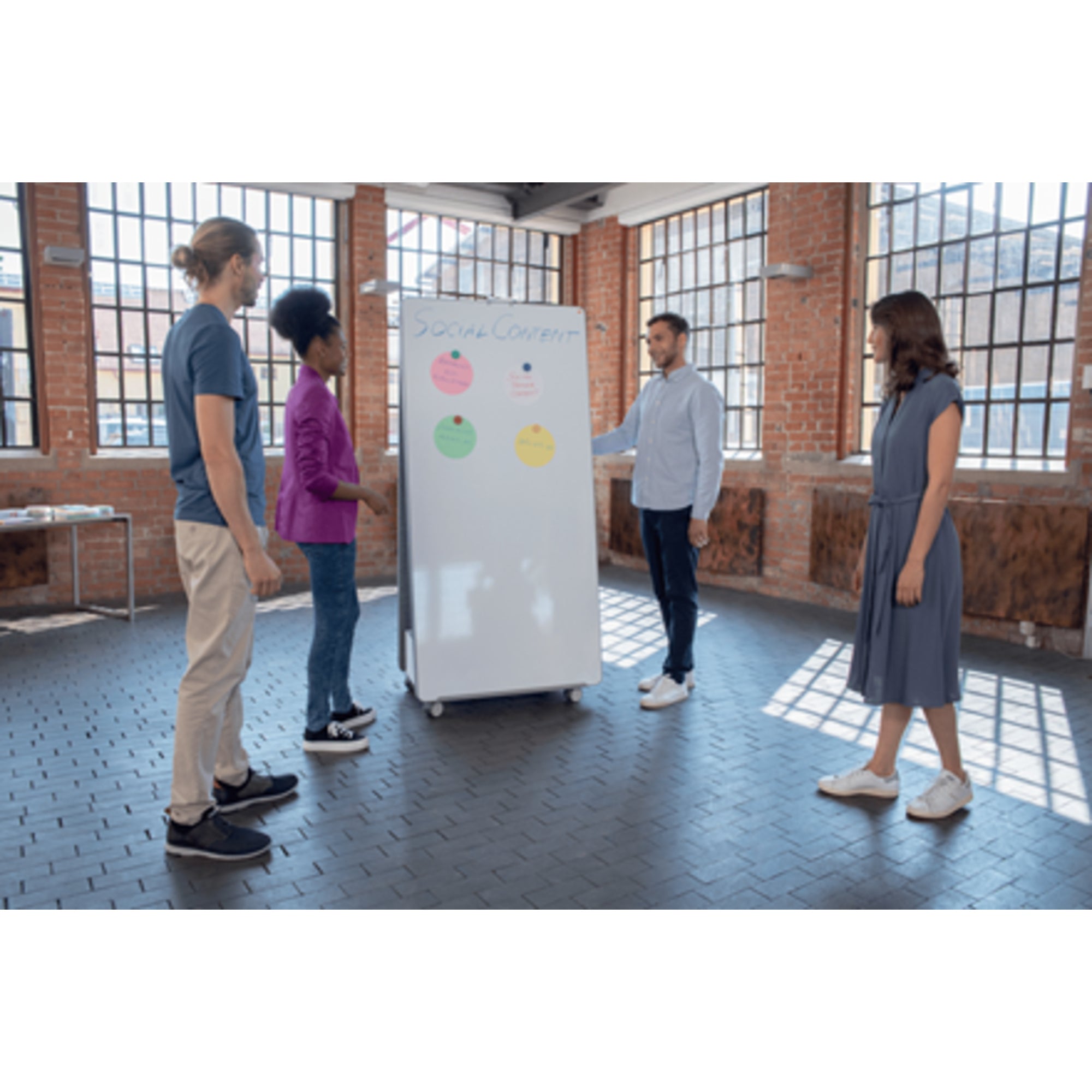 Nobo Multifunktionstafel Move & Meet Vollsystem