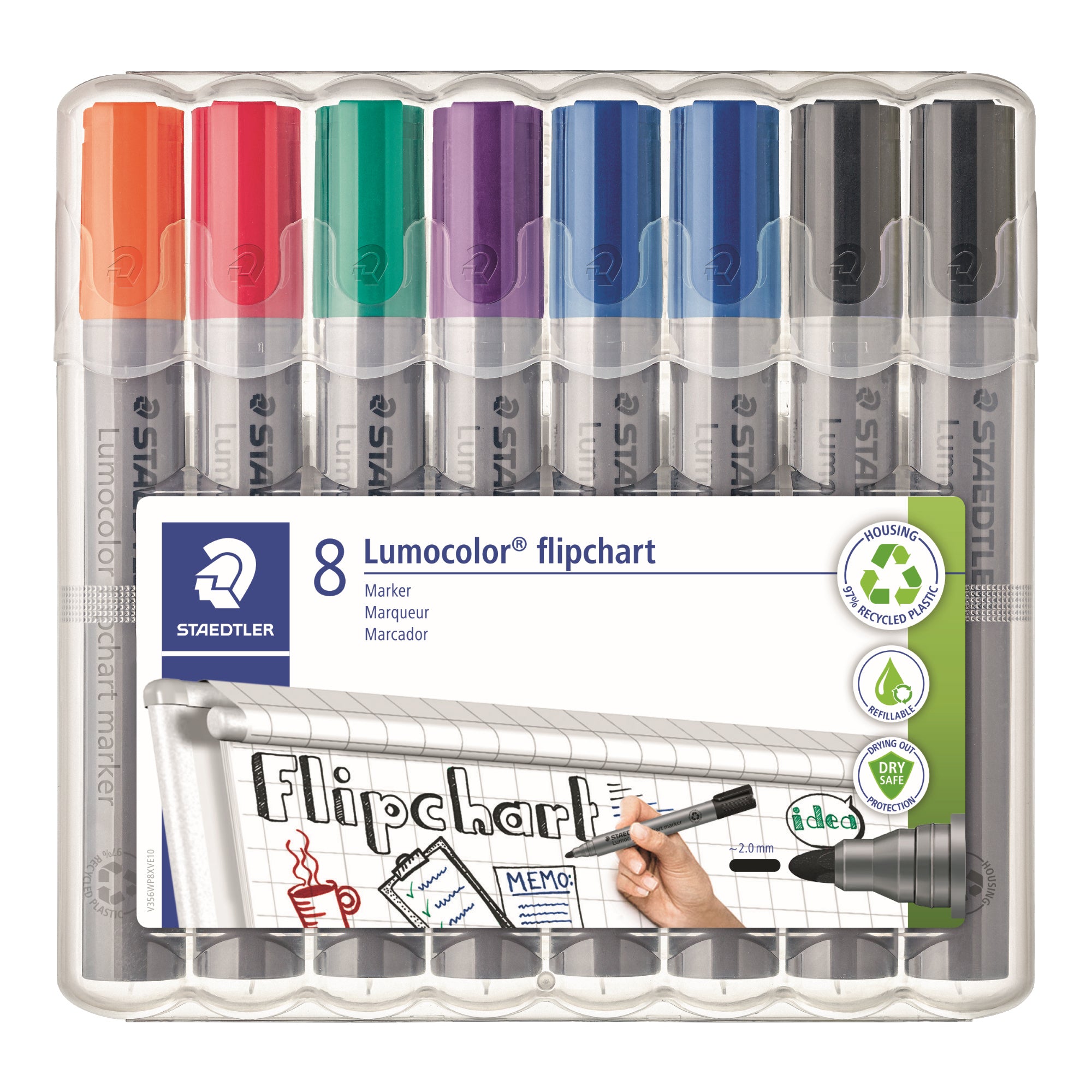 Staedtler Flipchartmarker Lumocolor® 356