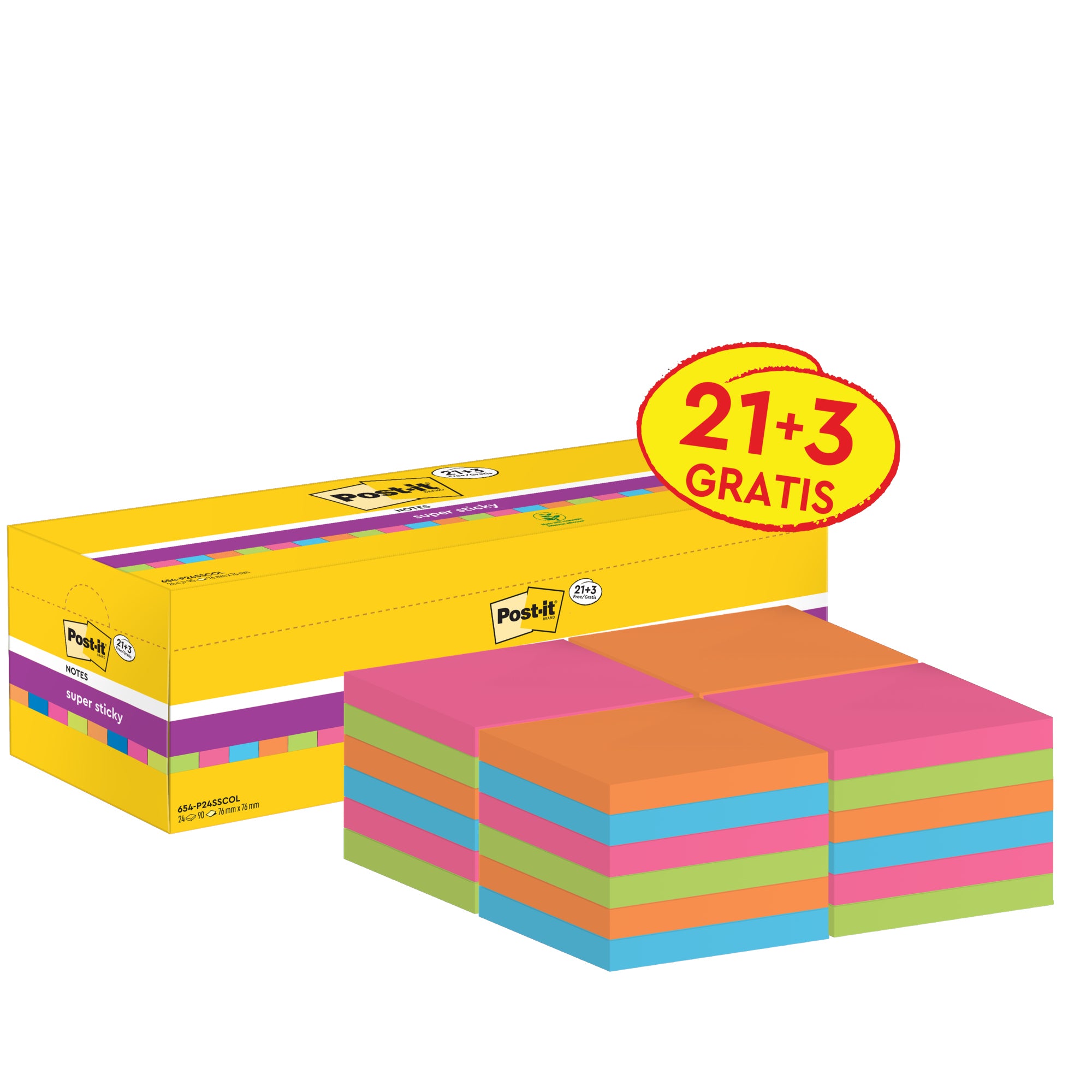 Post-it Haftnotiz Super Sticky Notes Promotion