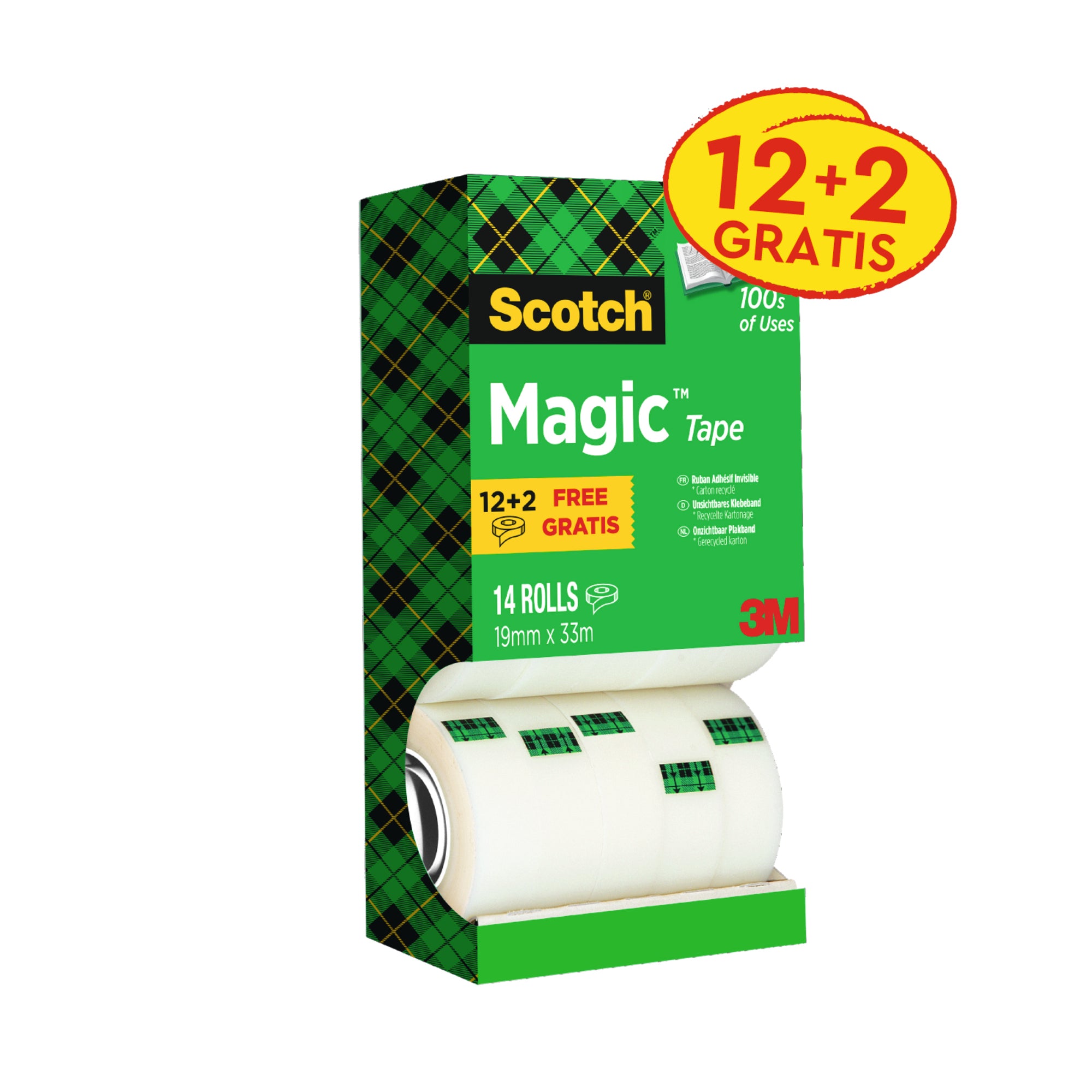 Scotch Klebeband Magic Promotion 19mmx33m 14 St.