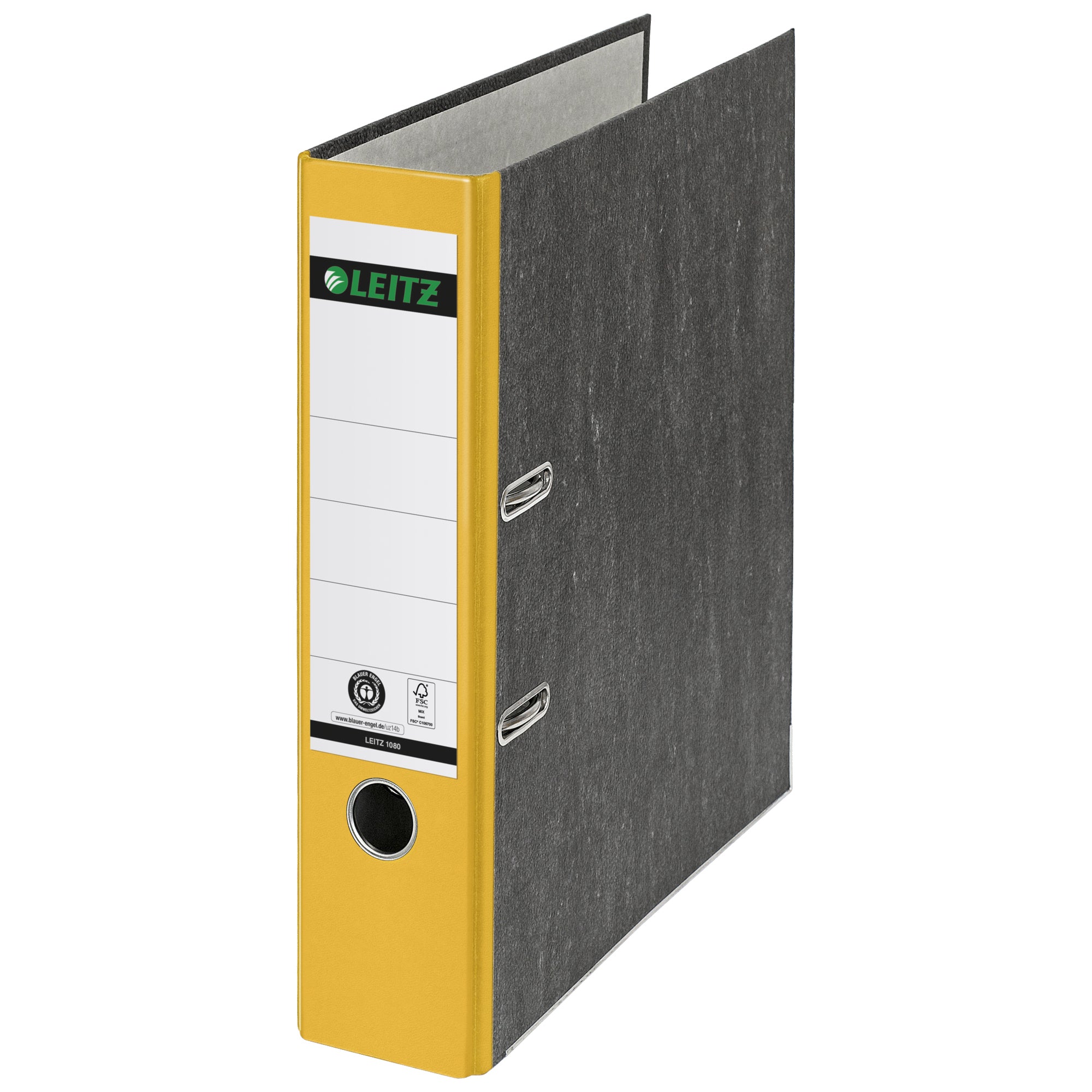Leitz Ordner DIN A4 80mm RC gelb