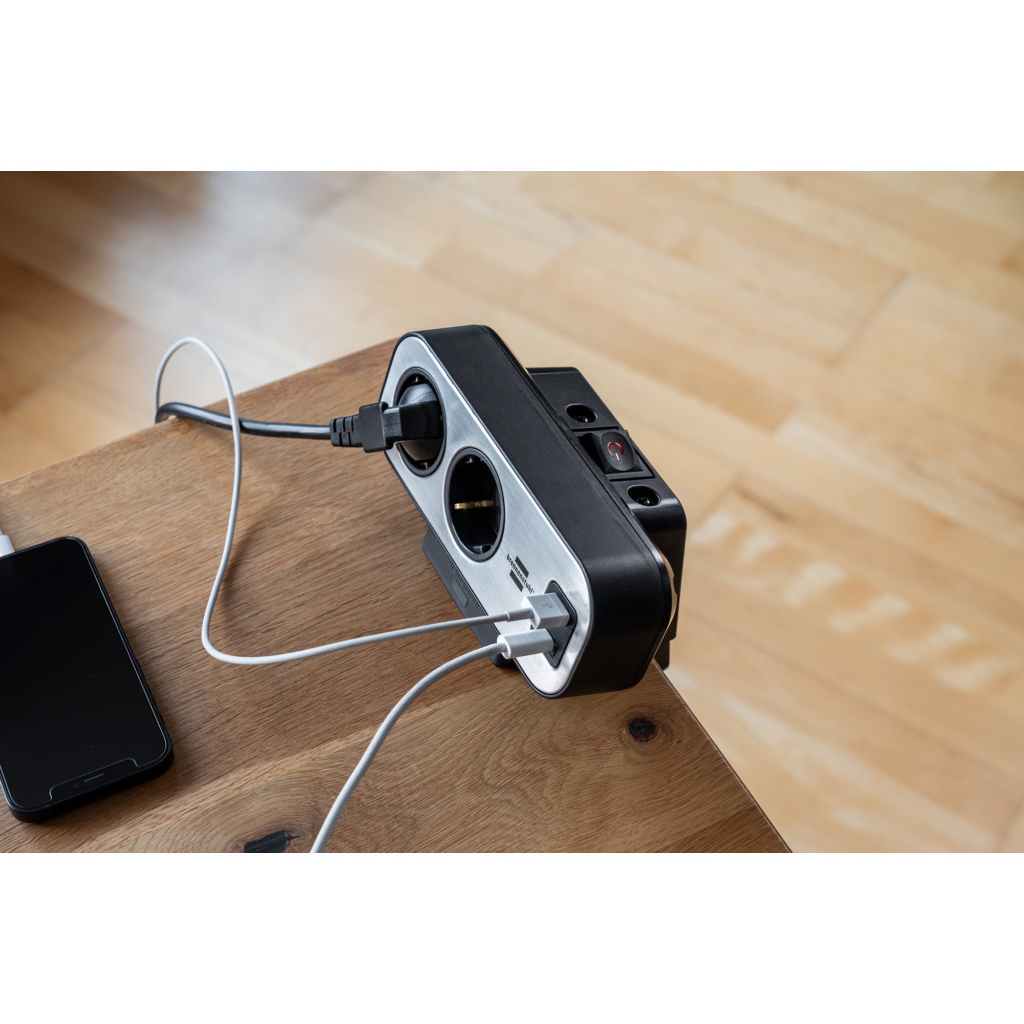 brennenstuhl Tischsteckdosenleiste estilo Duplex