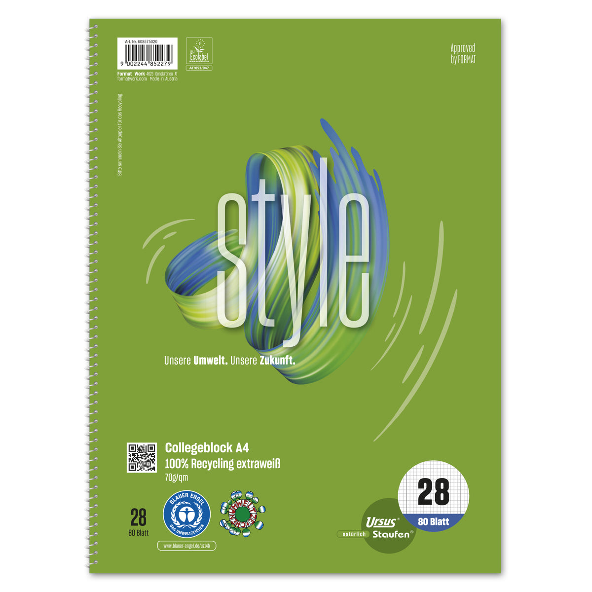 Staufen Collegeblock Style, DIN A4