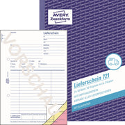 Avery Lieferschein 721