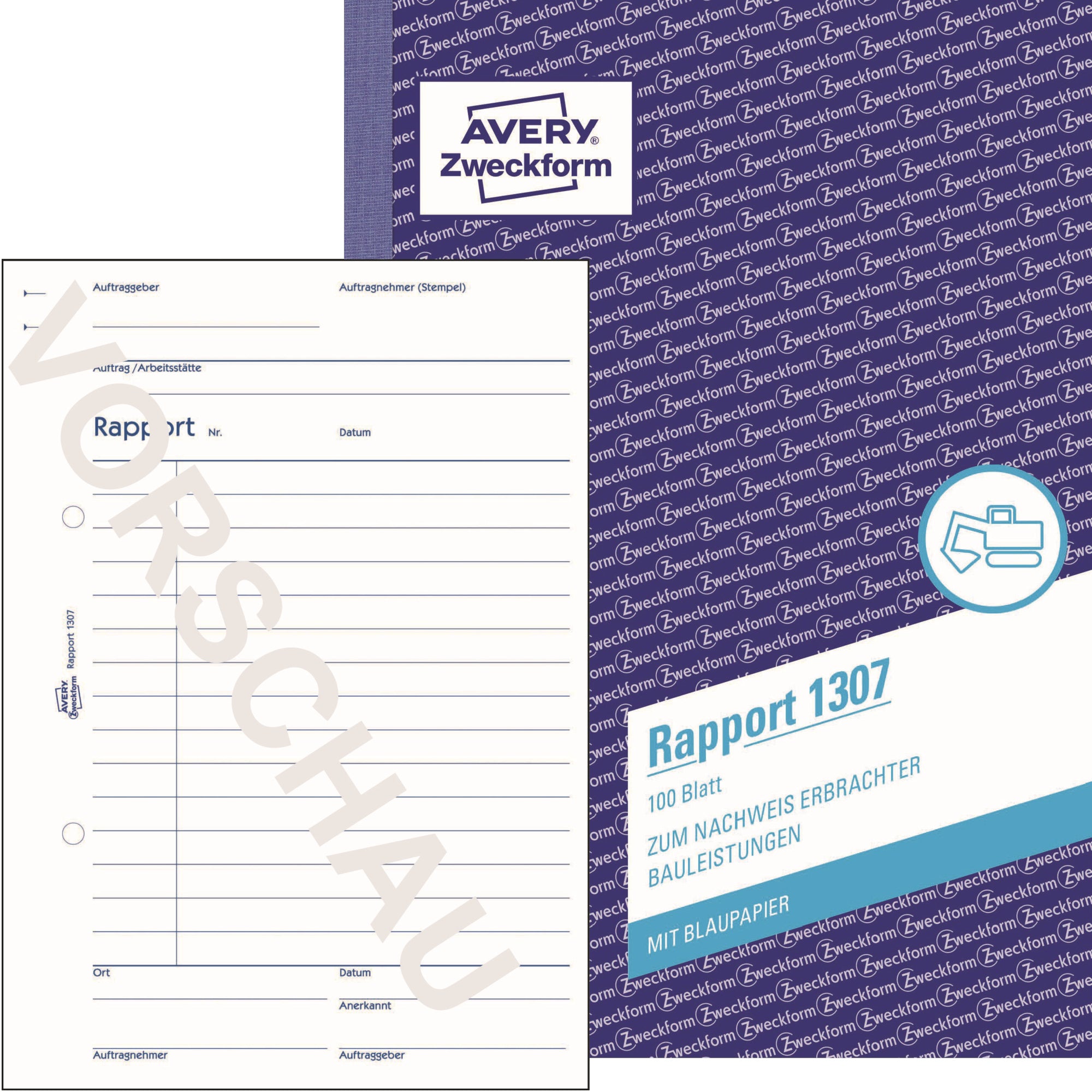 Avery Bauformular 1307