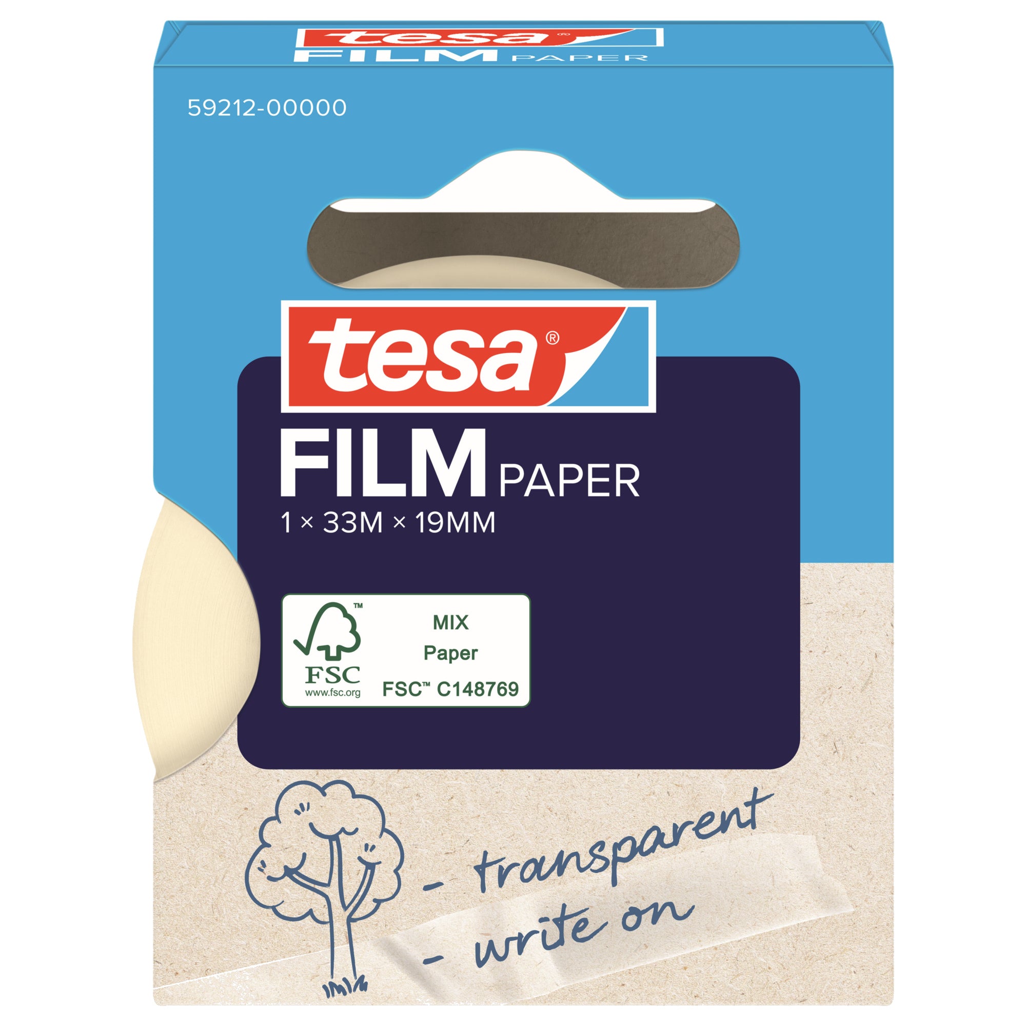 tesa Klebefilm Paper 33x19mm