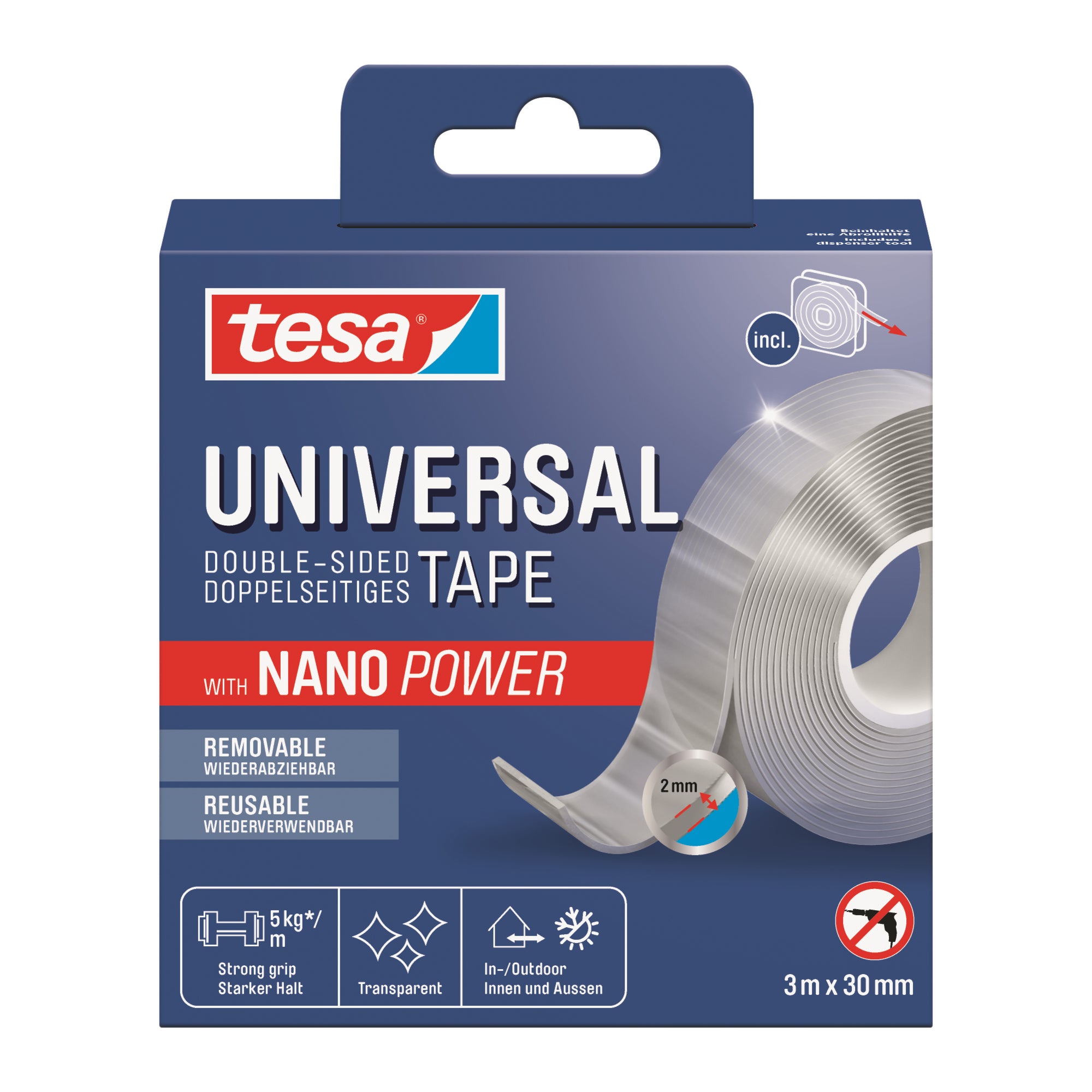 tesa Montageklebeband Universal Nano-Power