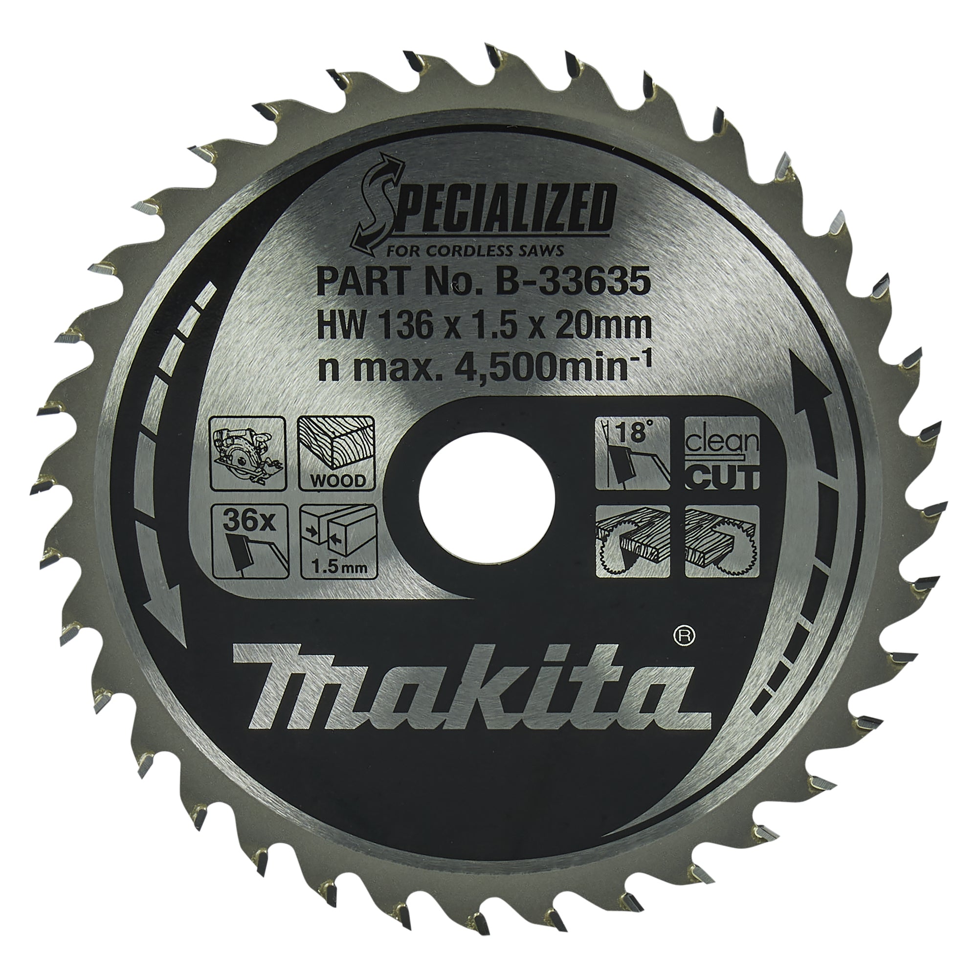 Makita Sägeblatt SPECIALIZED