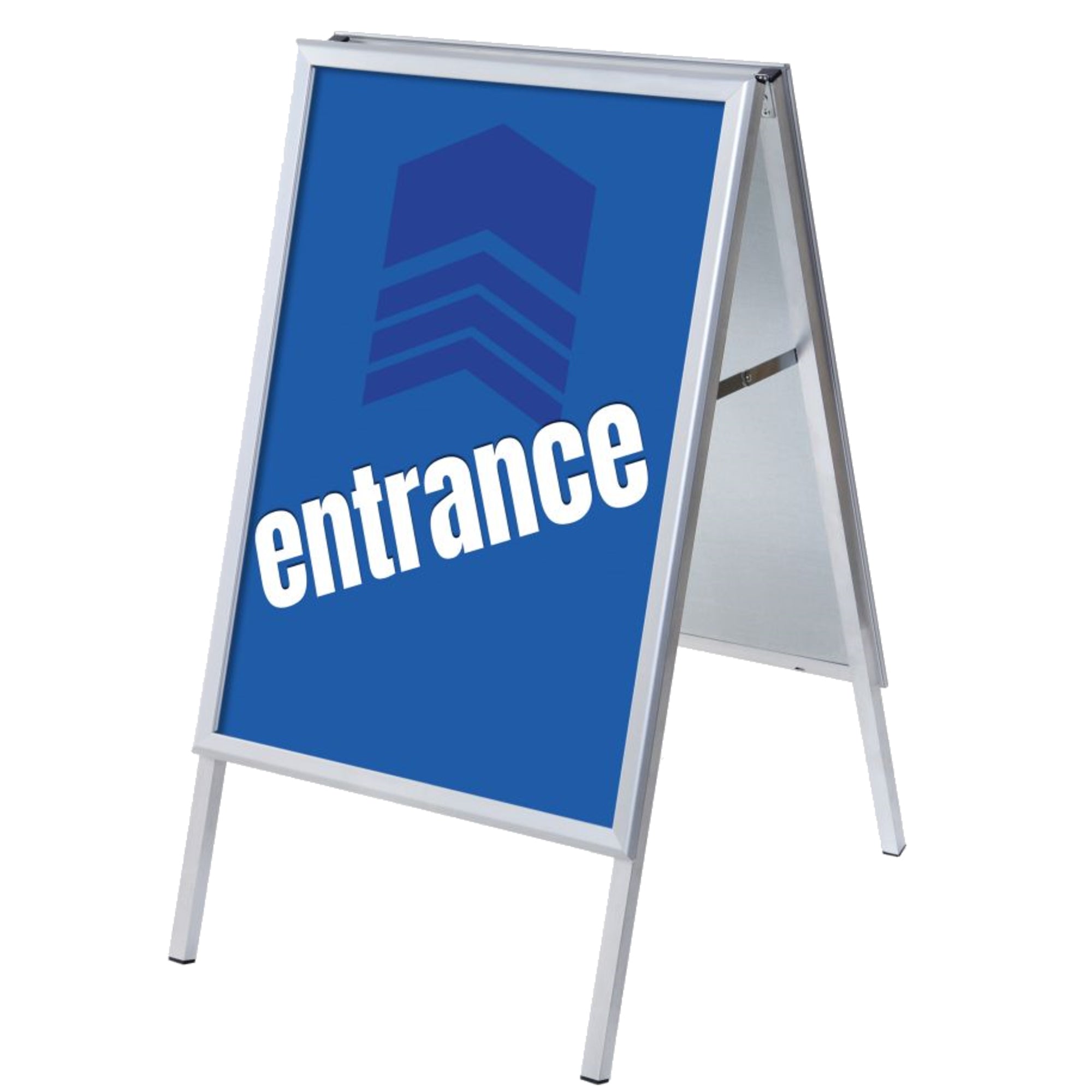 Showdown Kundenstopper A1 Set Eingang bl englisch