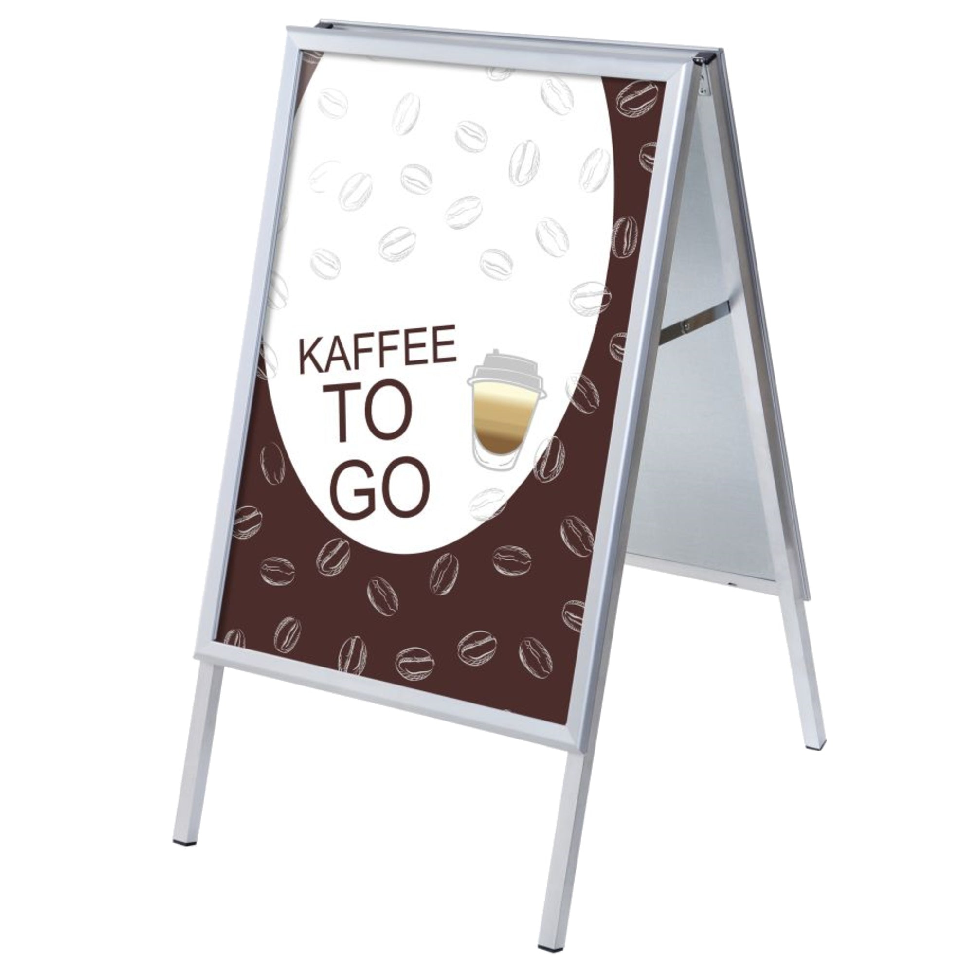 Showdown Kundenstopper A1 Set Kaffee To Go deutsch