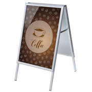 Showdown Kundenstopper A1 Set Kaffee englisch