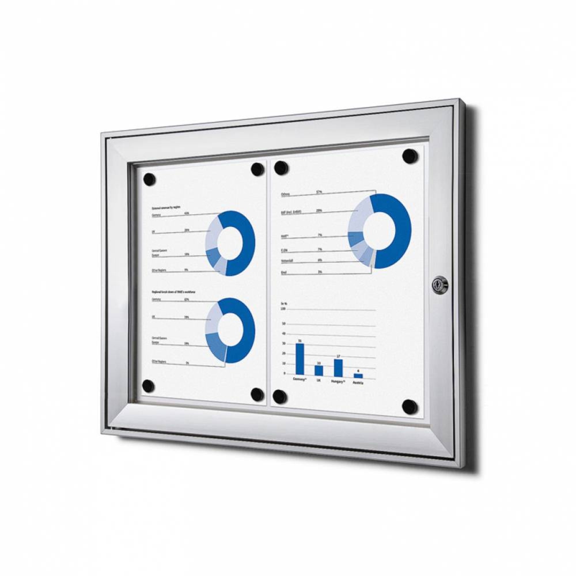 Showdown Schaukasten 2xA4 si, 2 x DIN A4