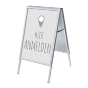 Showdown Kundenstopper A1 Set Hier Anmelden gr deu