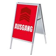 Showdown Kundenstopper A1 Set Ausgang rt deutsch