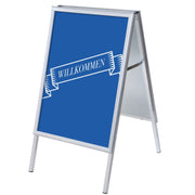 Showdown Kundenstopper A1 Set Willkommen bl deutsch