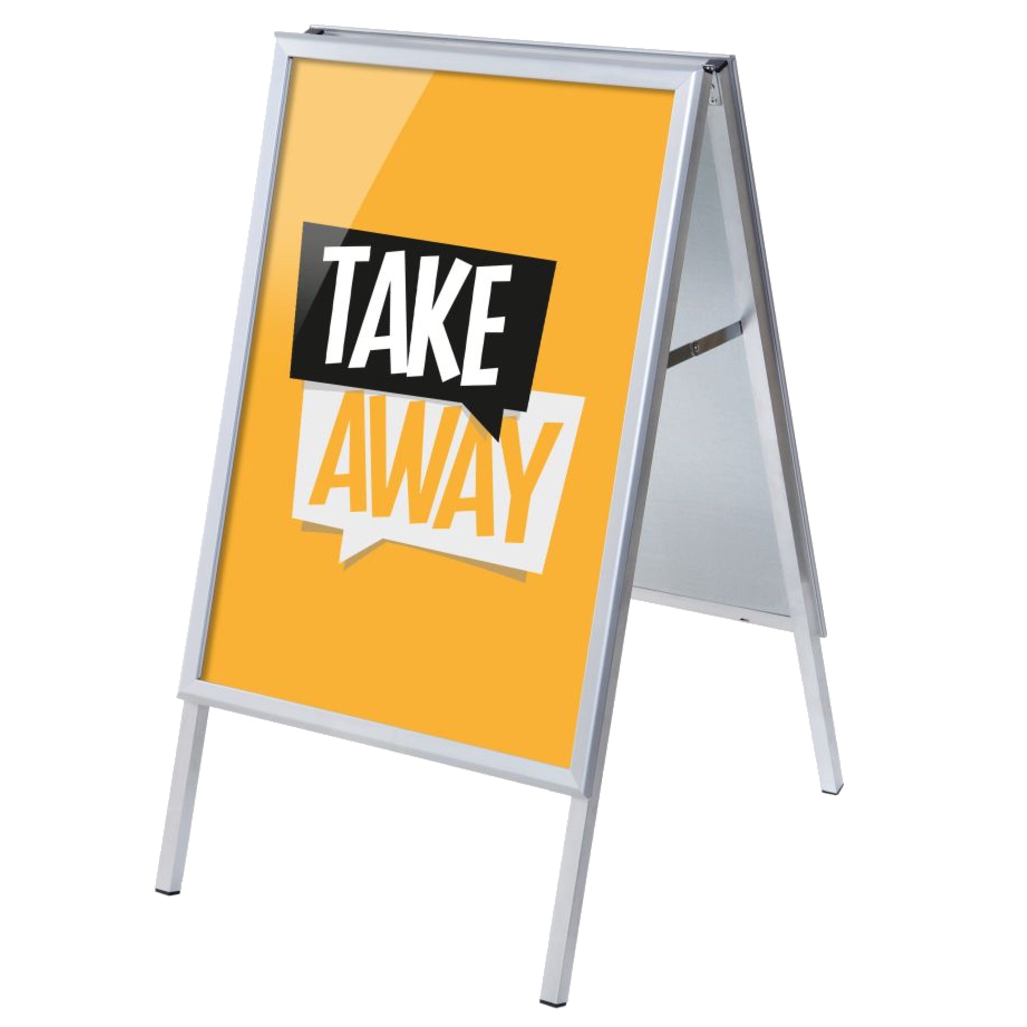 Showdown Kundenstopper A1 Set Take Away ge englisch