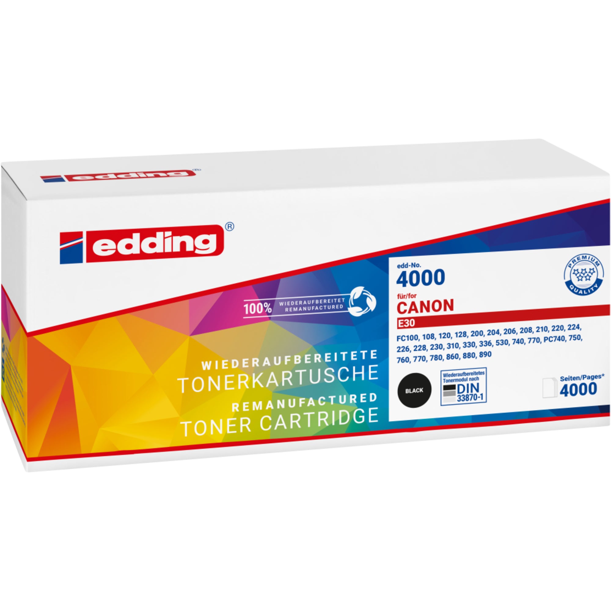 edding Toner, schwarz
