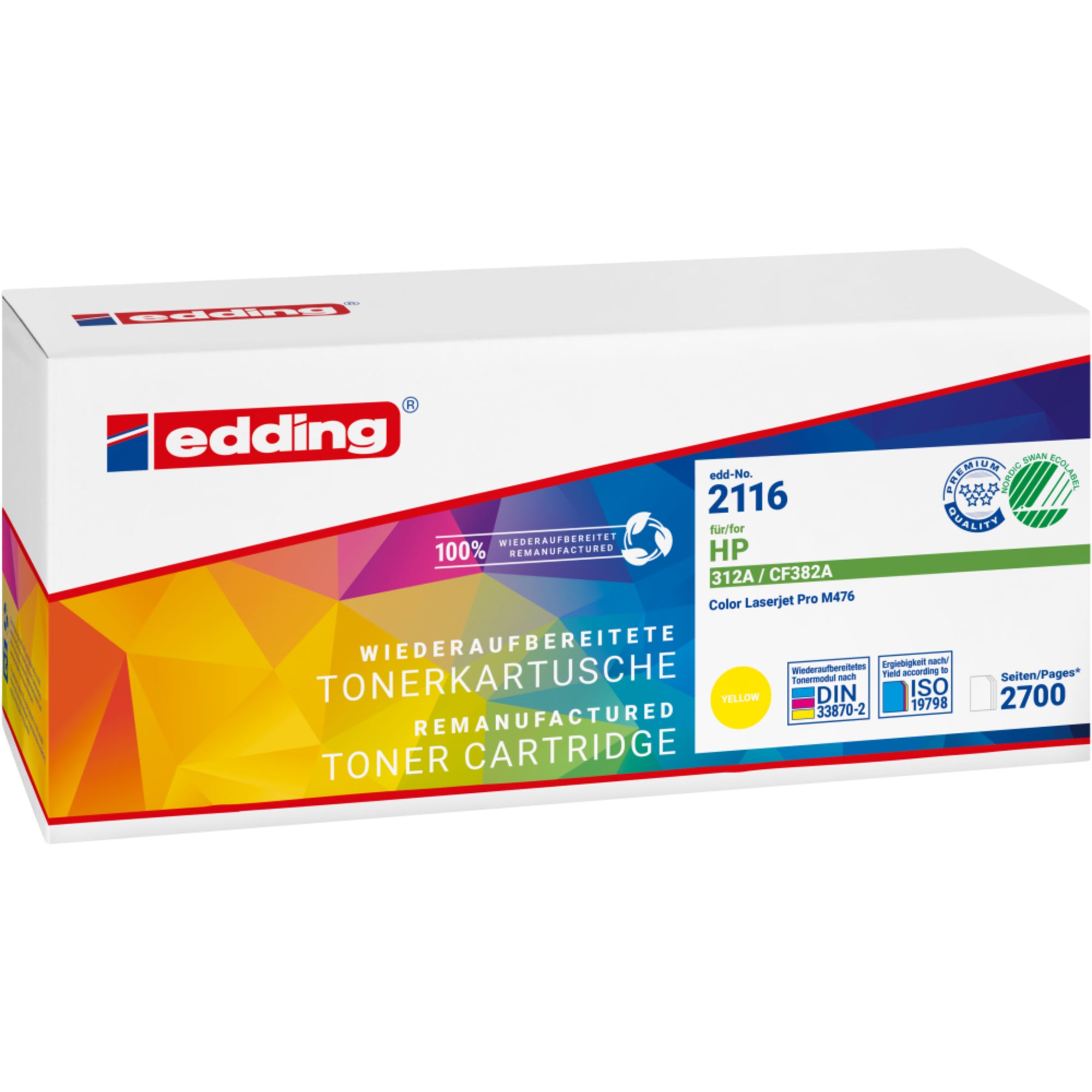 edding Toner, gelb