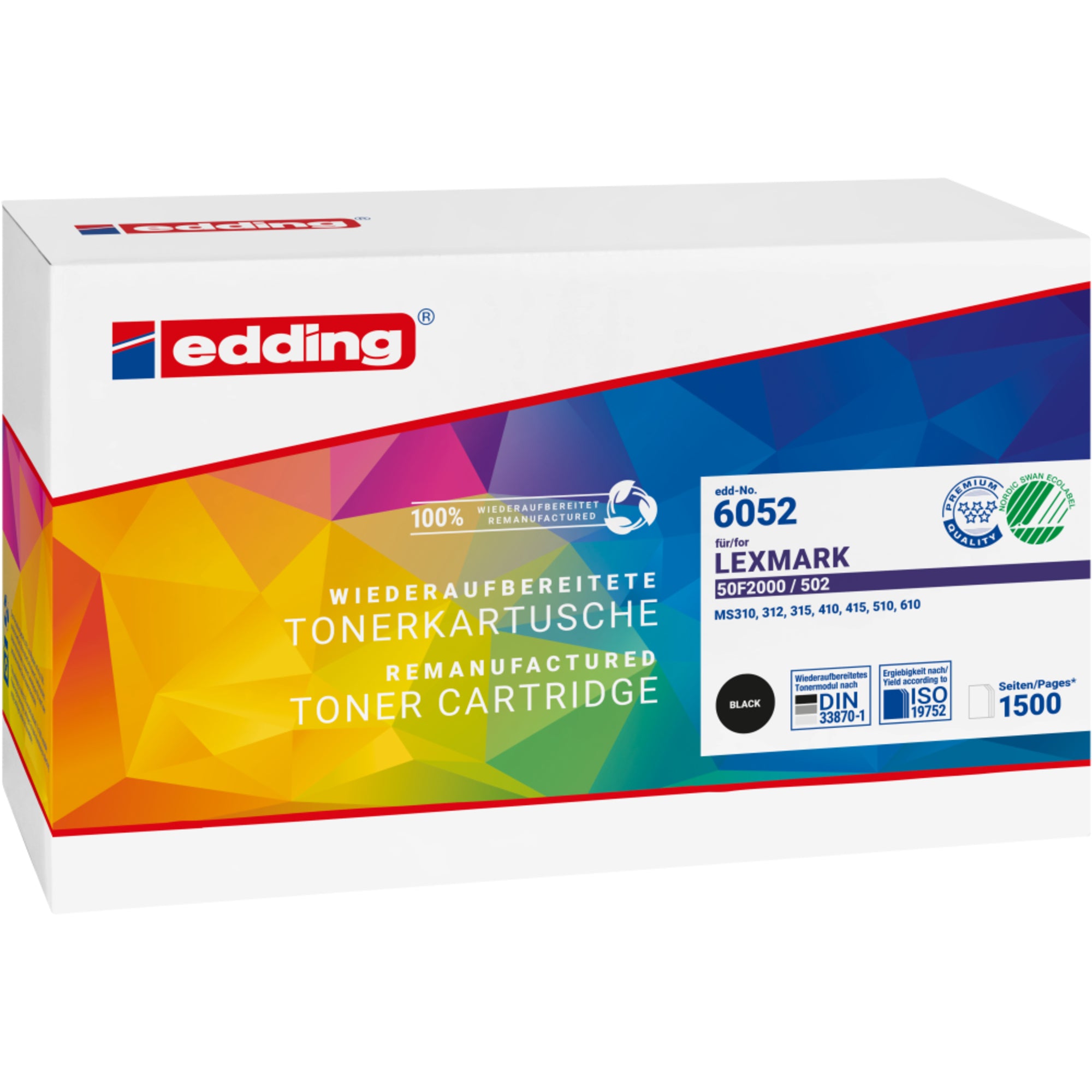 edding Toner, schwarz