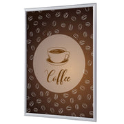 Showdown Klapprahmen A1 Kaffee en