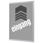 Showdown Klapprahmen A1 Eingang de gr